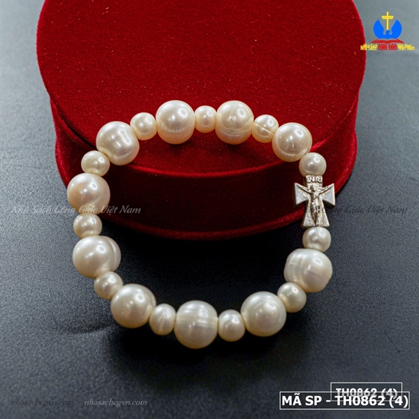 Vòng Mân Côi ngọc trai Thánh Giá bạc Tr004_thumbnail_3