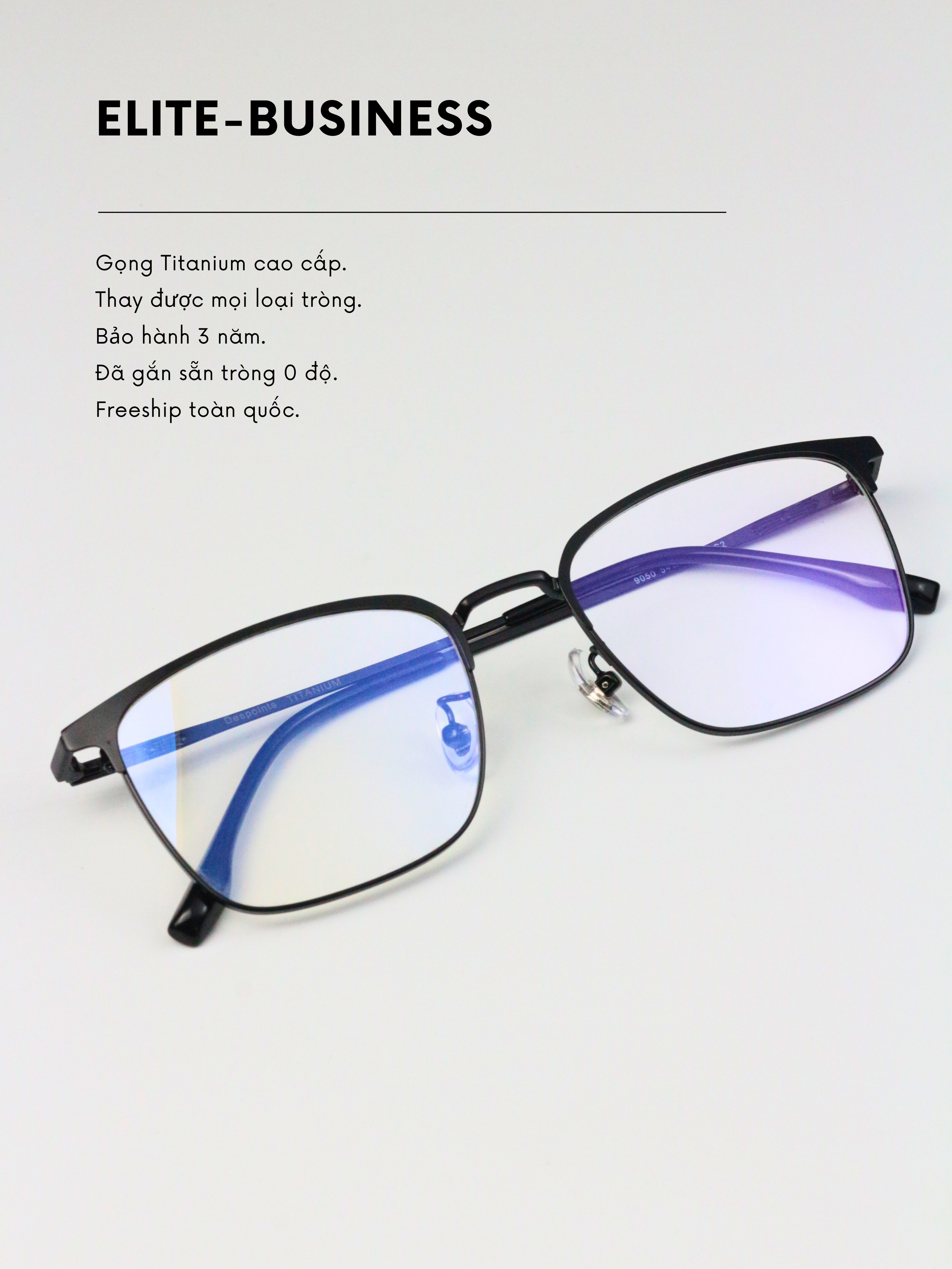 𝐍𝐄𝐖 Gọng Kính Nam Despoints Titanium cao cấp Business Elite, gọng Titan thay được mọi loại tròng_thumbnail_13