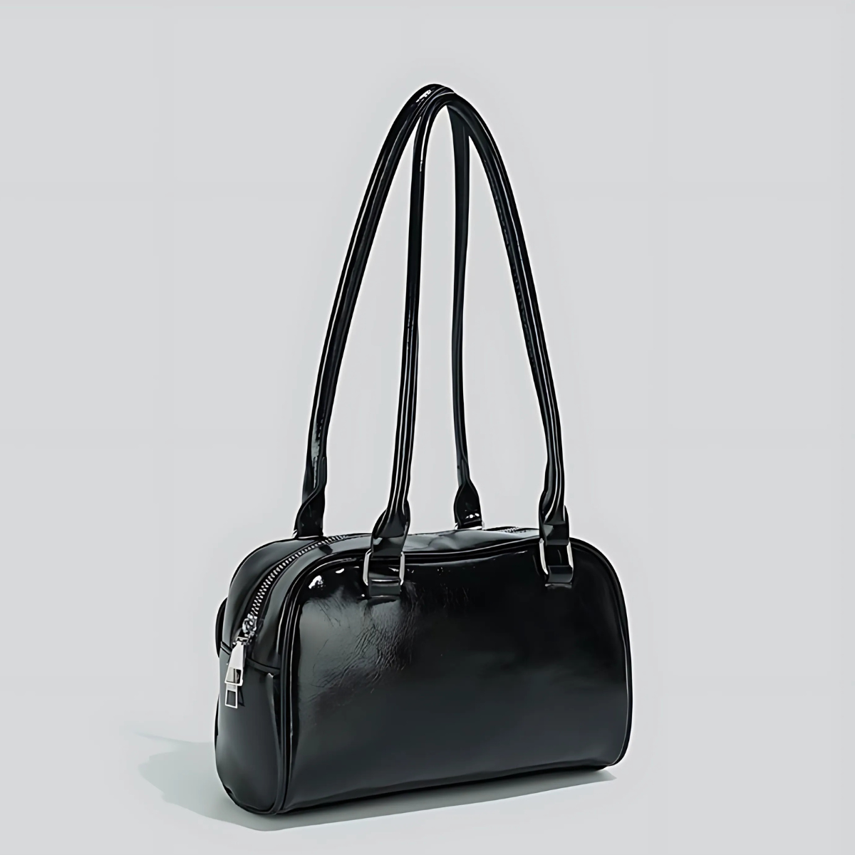 UHE Pocket Tote 2505 – da cao cấp, thiết kế 2 ngăn túi trước độc đáo, 2 màu nâu & đen thời thượng_thumbnail_4