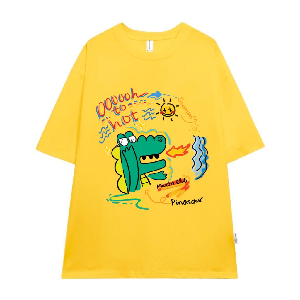 Áo phông nam form rộng nhiều màu ATD1072 Miucho Man tay ngắn cổ tròn in mix_thumbnail_7