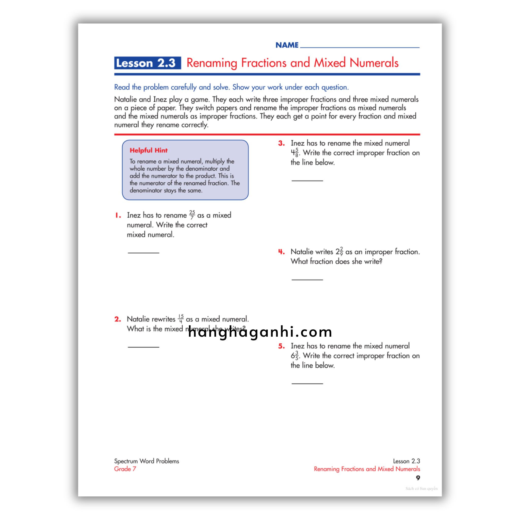 Spectrum Word Problems Workbook Grade 7_thumbnail_4