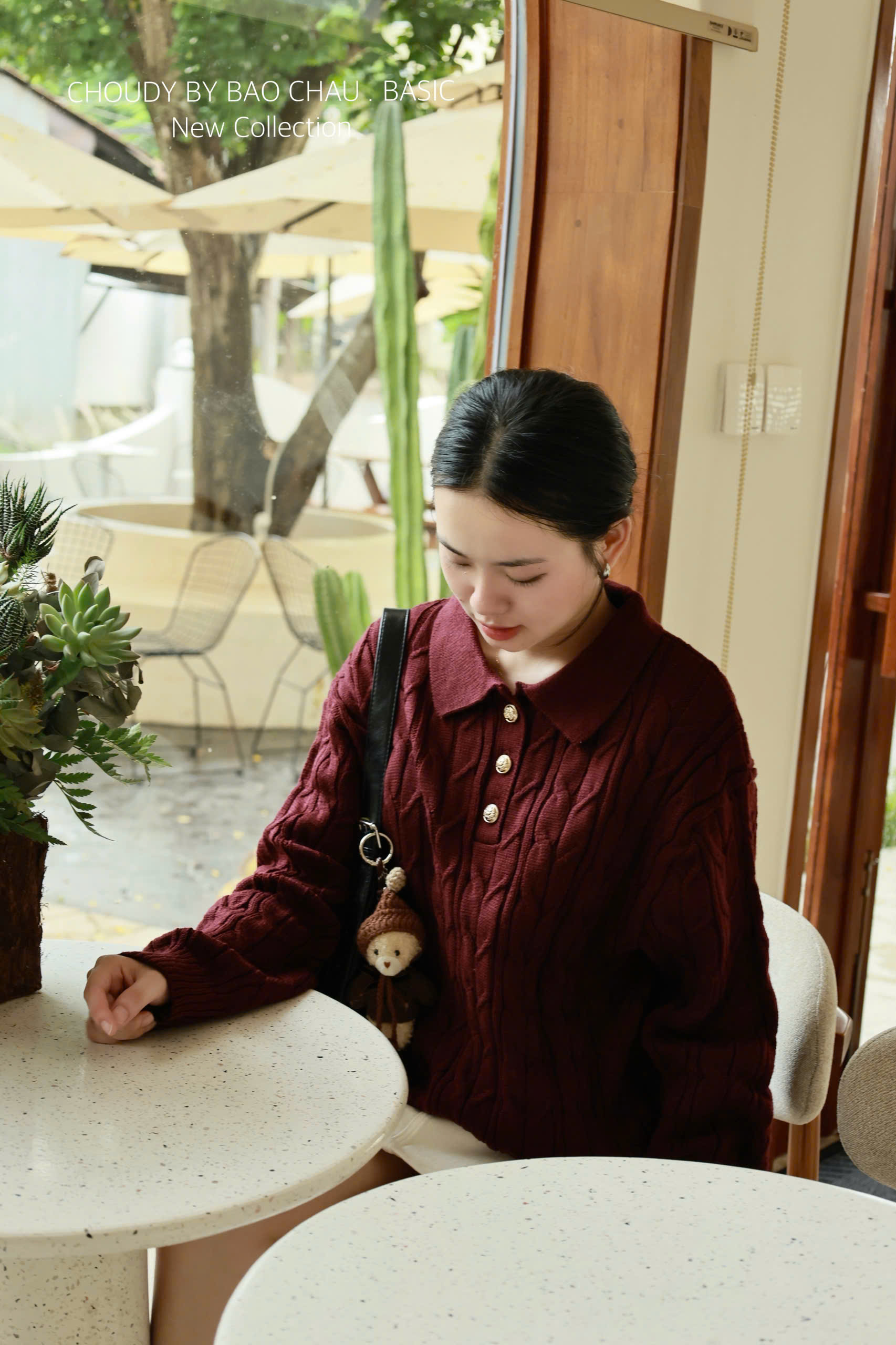 SALE U647 ÁO DỆT KIM TAY DÀI ĐỎ_thumbnail_6