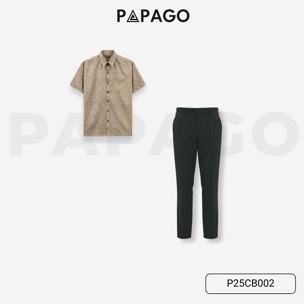 [MỚI] Combo Áo Sơ Mi Quần tây Nam Trung Niên PAPAGO Xô Đũi Lịch Sự Đơn Giản Sang Trọng - CB002_thumbnail_3