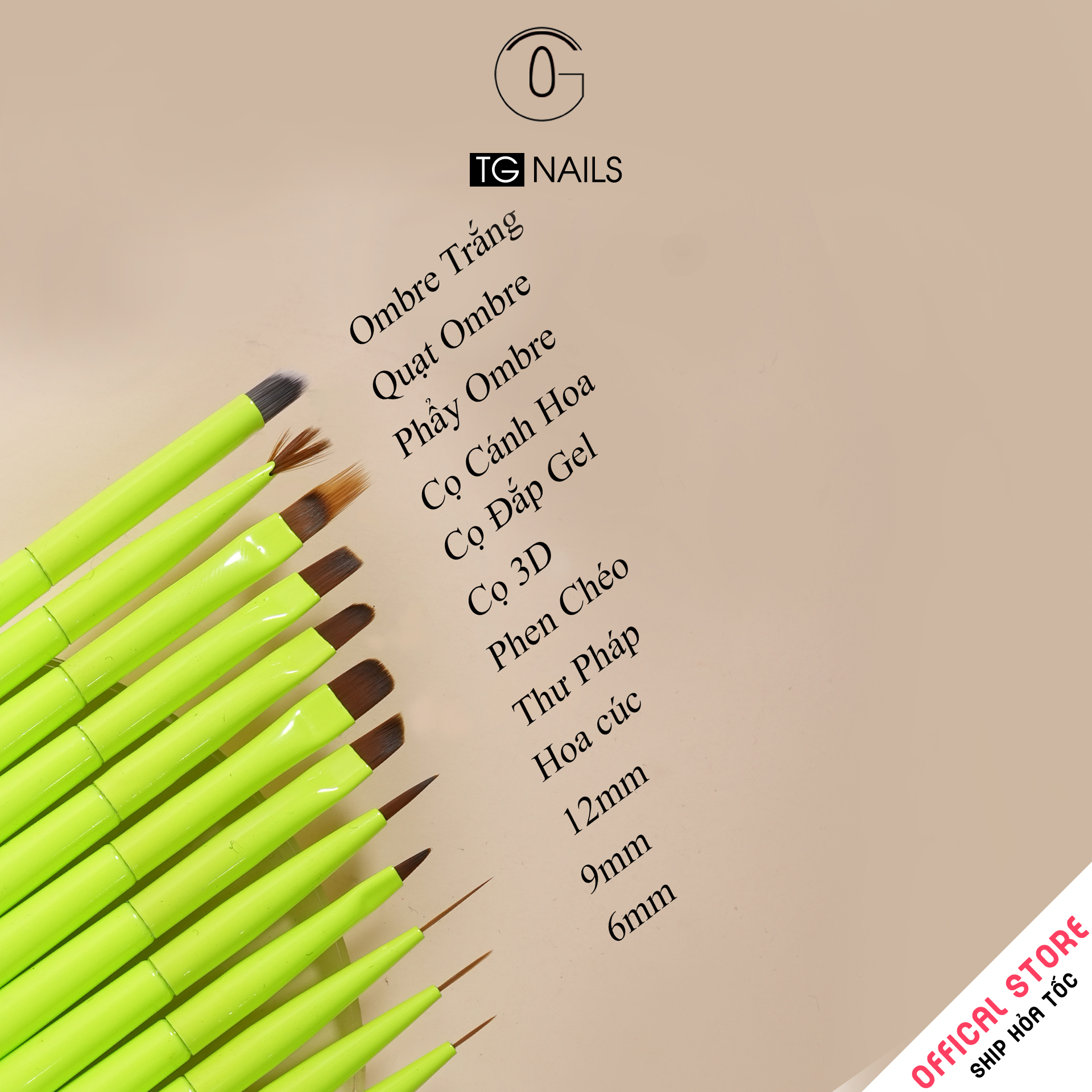 Bộ 12 cây cọ vẽ móng LOIUS cao cấp_thumbnail_2