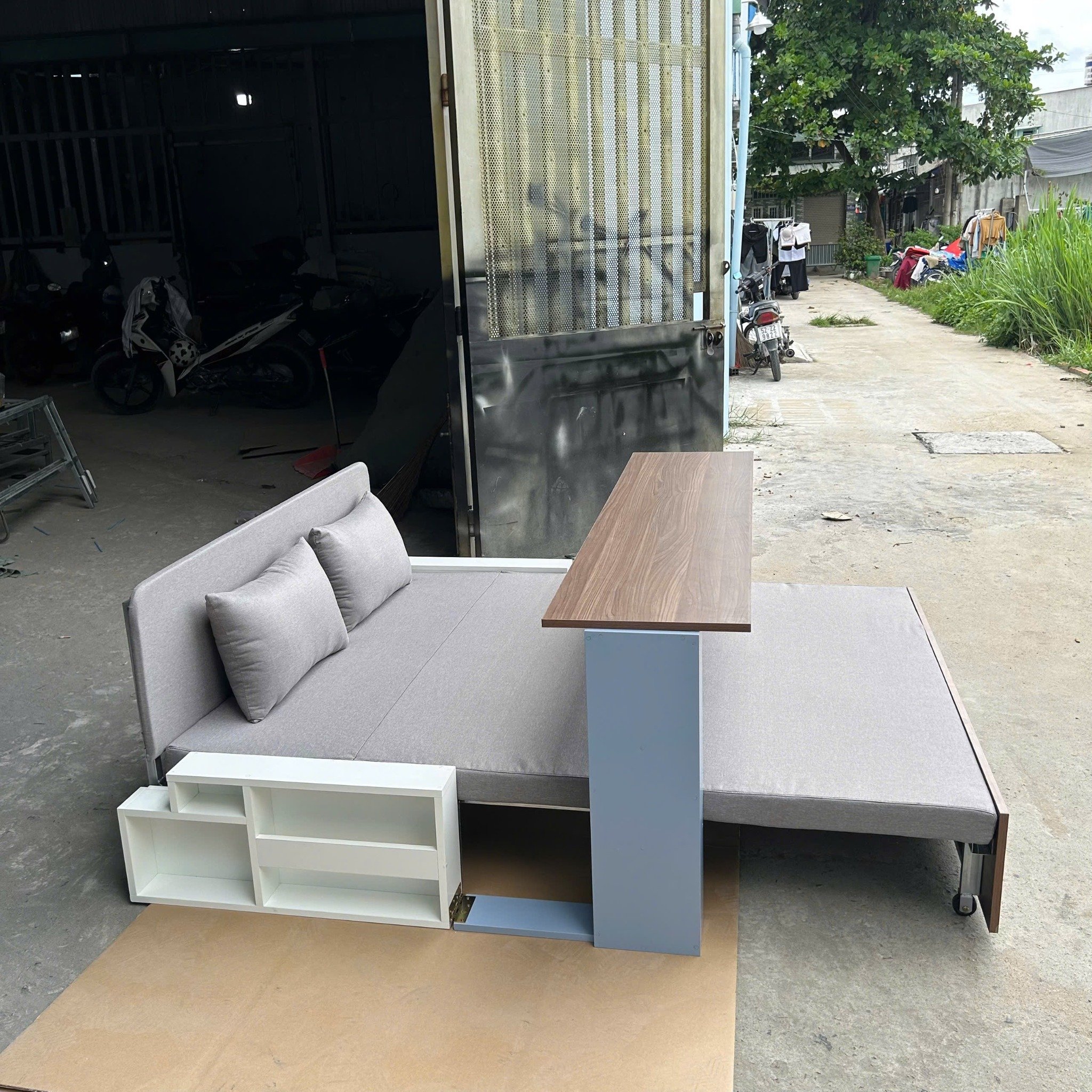 Sofa giường 4 trong 1 SmartFurni SMF28 - Tích hợp bàn làm việc + bàn ăn_thumbnail_4