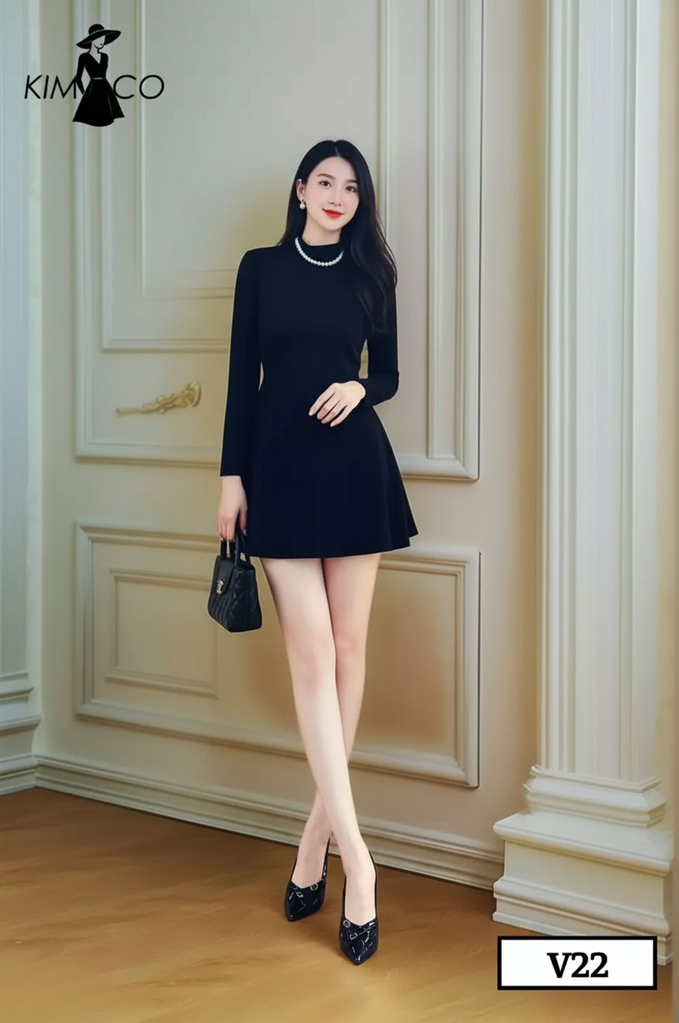 Váy Black Pearl - V22