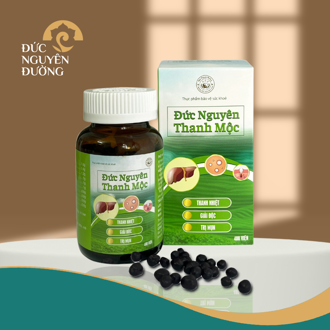Viên Uống Đức Nguyên Thanh Mộc hỗ trợ thanh nhiệt giải độc gan , tăng cường chức năng gan