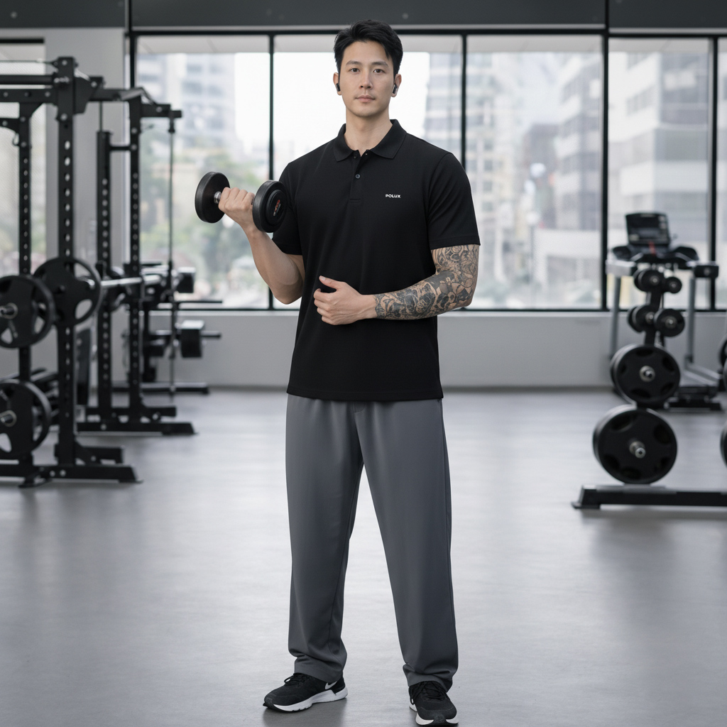 Áo polo cá sấu form vừa local brand Polux 3356_thumbnail_4