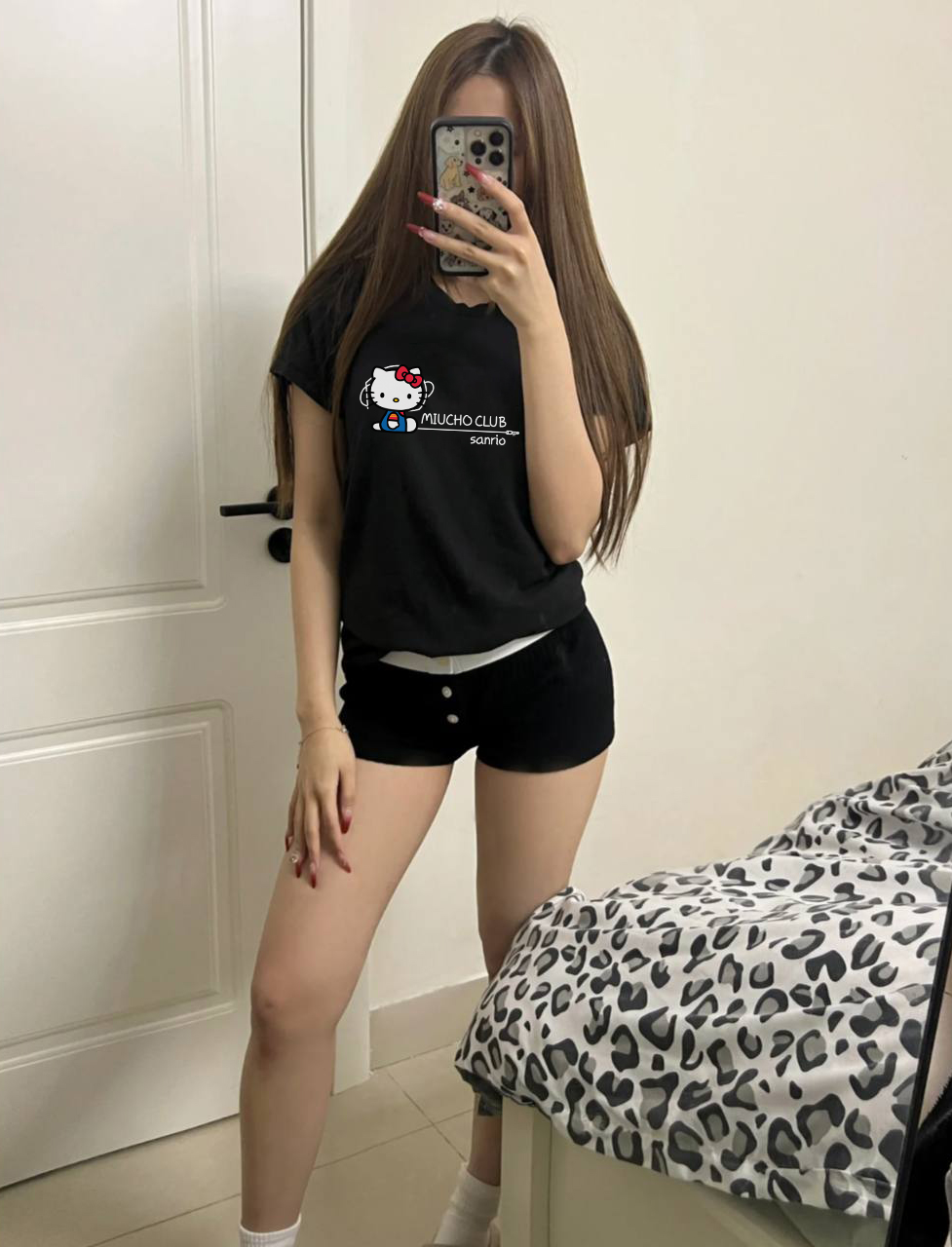 Áo baby tee mèo dễ thương Miucho BST cổ tròn tay ngắn vải cotton 4c co giãn in mix_thumbnail_7