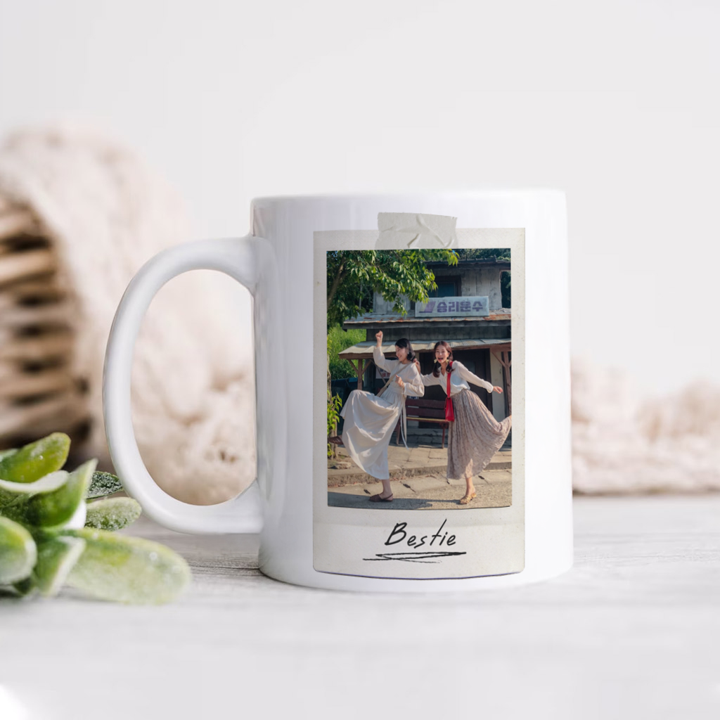 Ly sứ trắng in hình theo yêu cầu, quà tặng ý nghĩa cho đôi bạn thân dịp sinh nhật, kỷ niệm tình bạn, ngày đặc biệt_thumbnail_1