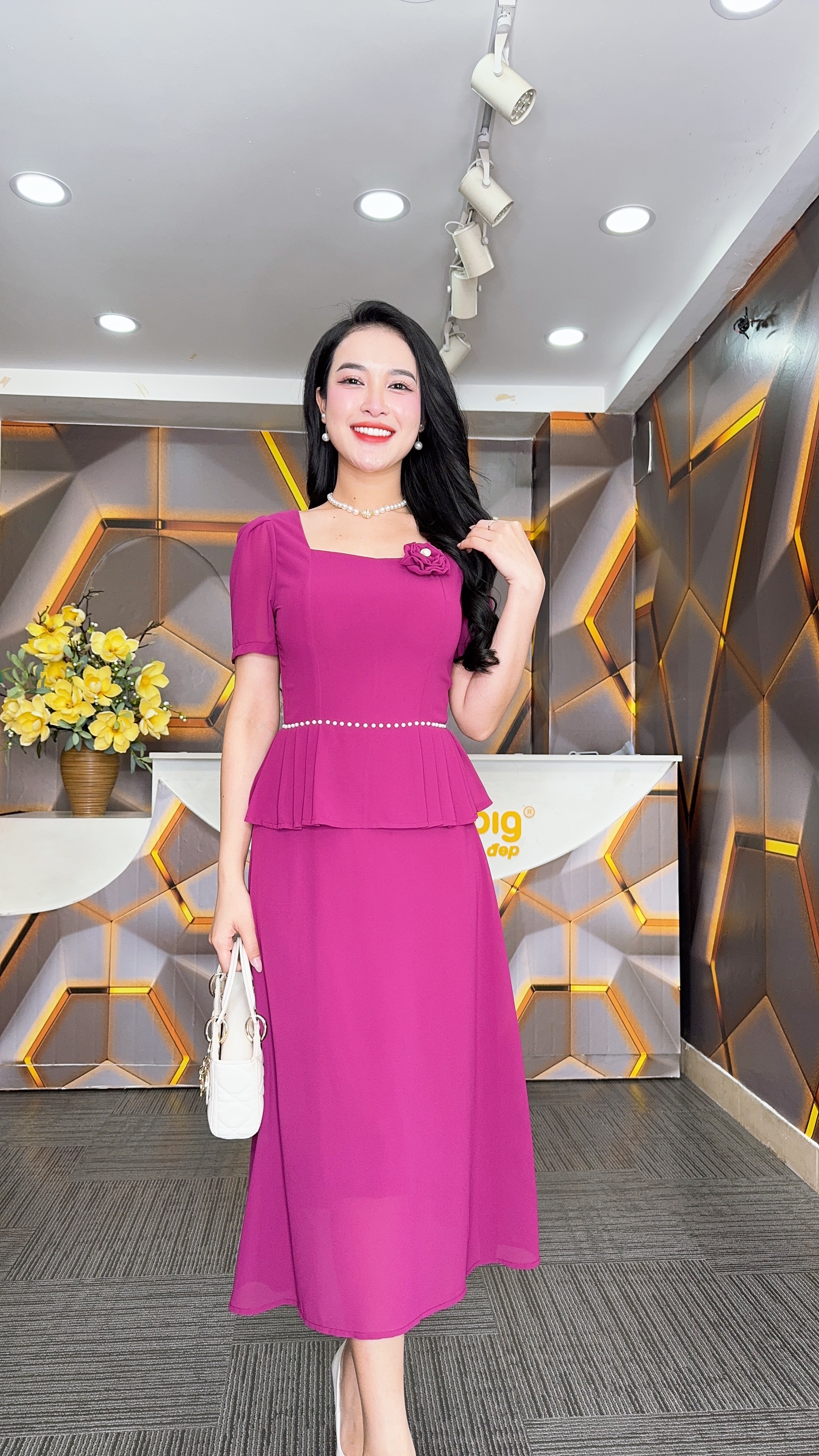 Đầm xòe - Y1791 - Thương hiệu Zonbig_thumbnail_4