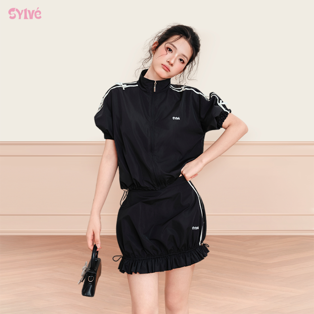 Set Váy Gió SYLVE - NEYRA SET - Áo Gió & Chân Váy Gió Ngắn Thiết Kế Thời Thượng Chất Liệu Cao Cấp ST04