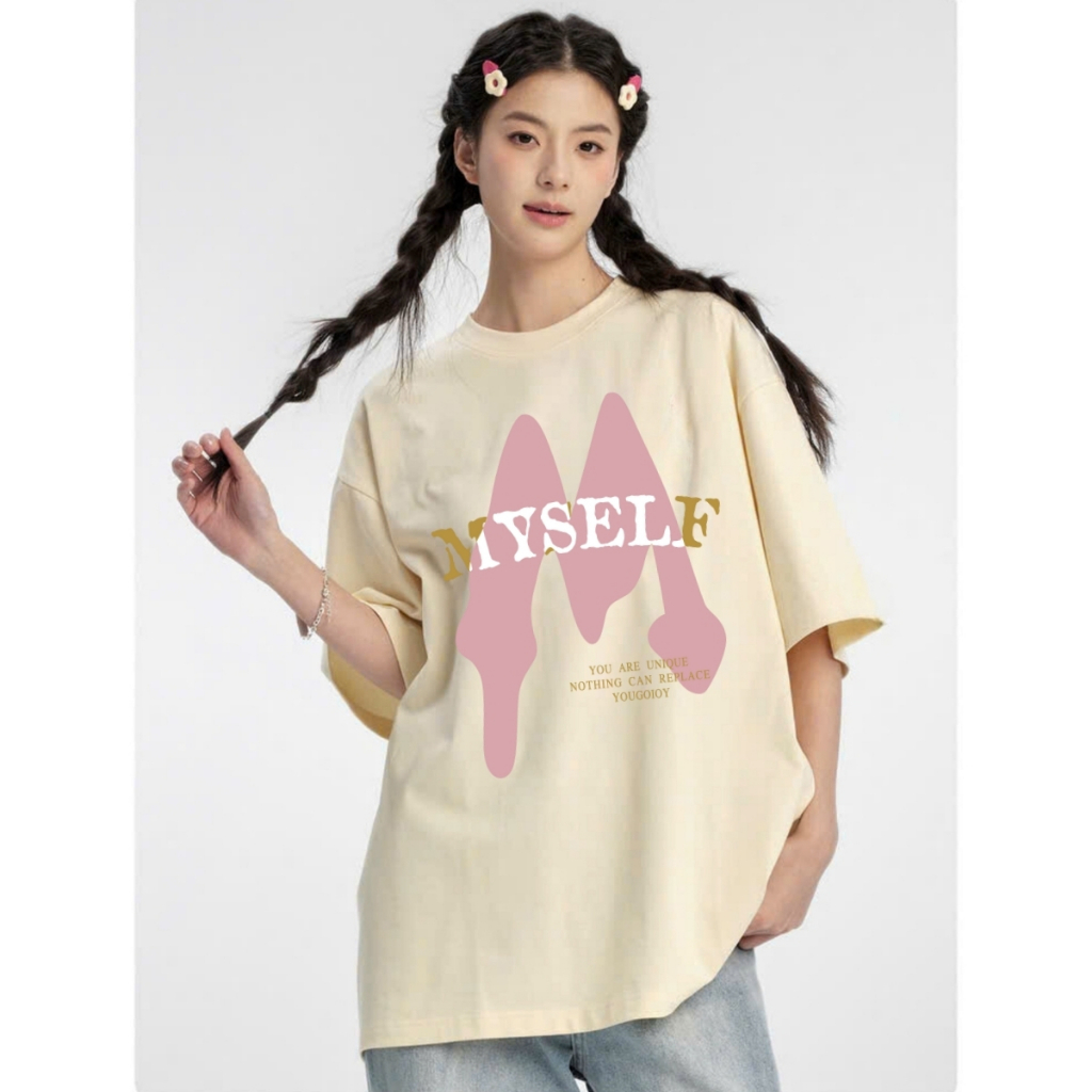 Áo thun nữ form rộng chữ M MYSELF local brand We Tee chất cotton 250 gsm - WU0971_thumbnail_2