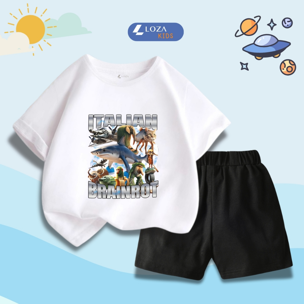 Bộ đồ bé trai in ITALIAN BRAINROT -  Loza Kids SB382_thumbnail_6
