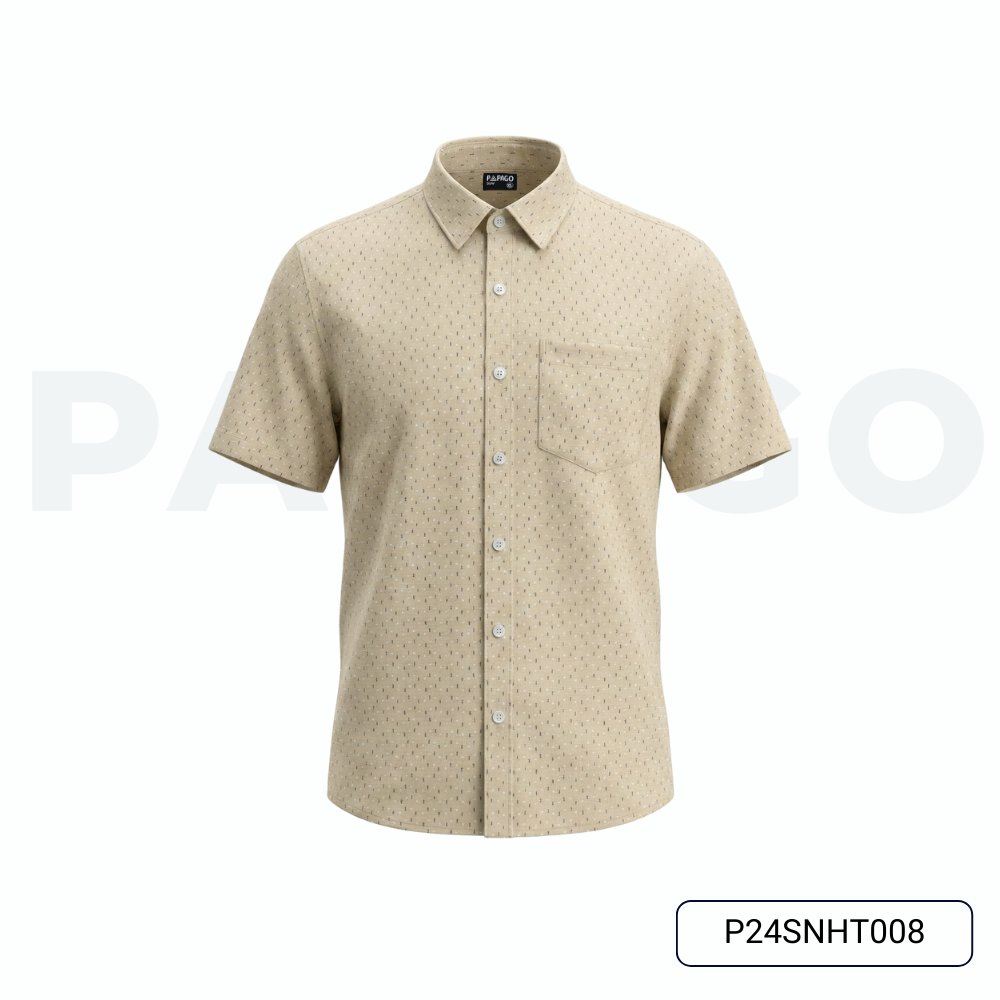 Áo sơ mi nam trung niên PAPAGO vải xô đũi tay ngắn lai ngang in họa tiết - P24SNHT008_thumbnail_9