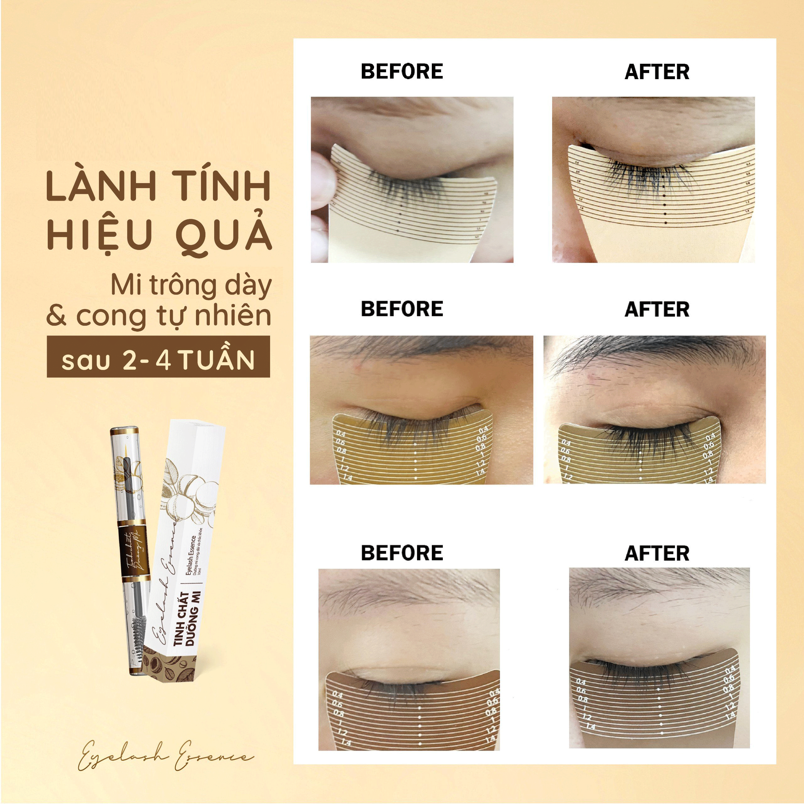 Tinh chất dưỡng mi dài cong chỉ sau 2 TUẦN 5ml/10ml MACALAND từ Đậu Xanh, Dầu Mắc Ca, Cỏ Ba Lá Đỏ_thumbnail_2