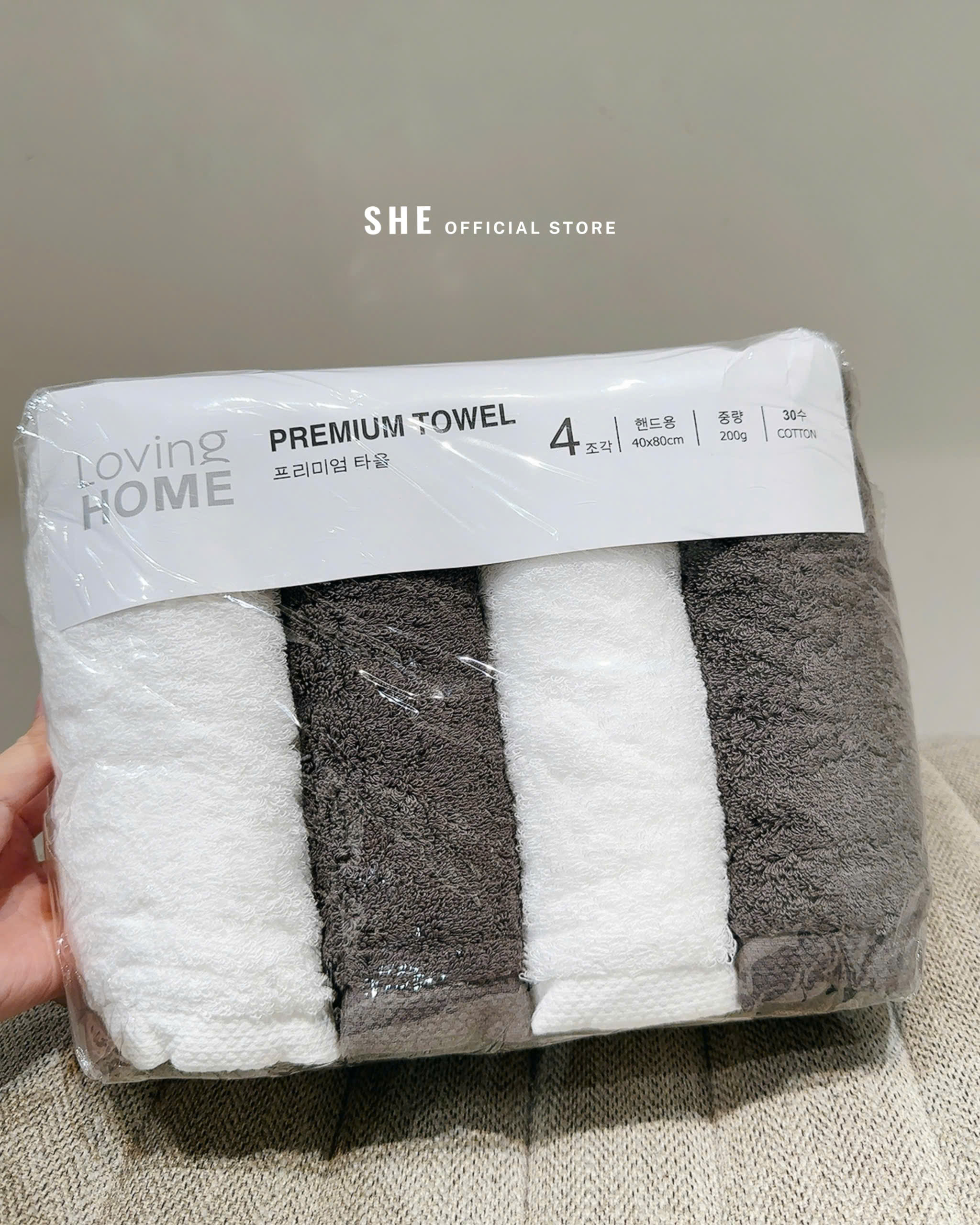 C294 SET 4 KHĂN XUẤT HÀN