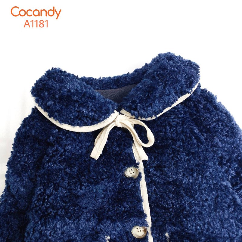 Áo khoác lông XANH THAN viền BE_thumbnail_3