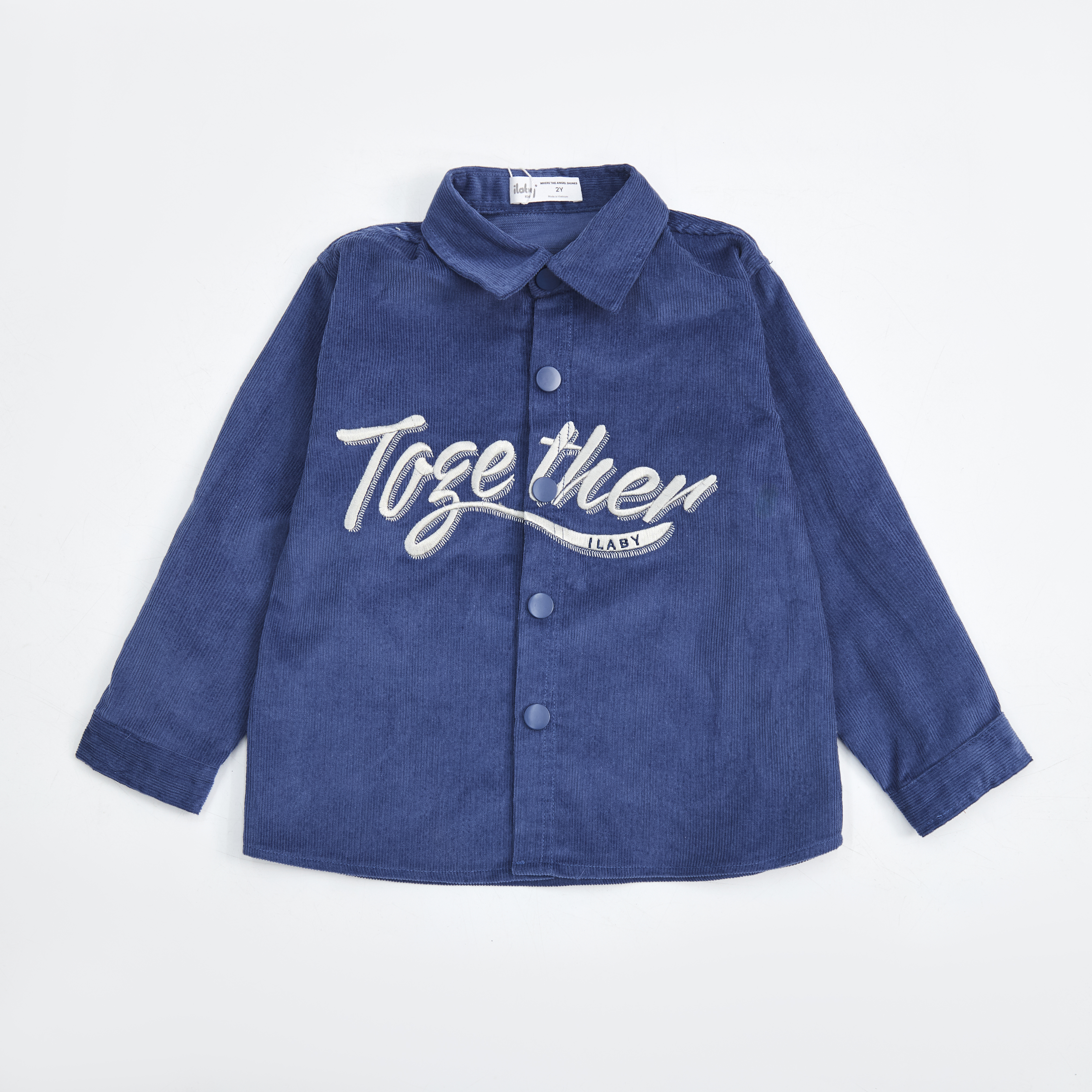 Áo sơ mi nhung thêu Together Ilaby_thumbnail_8