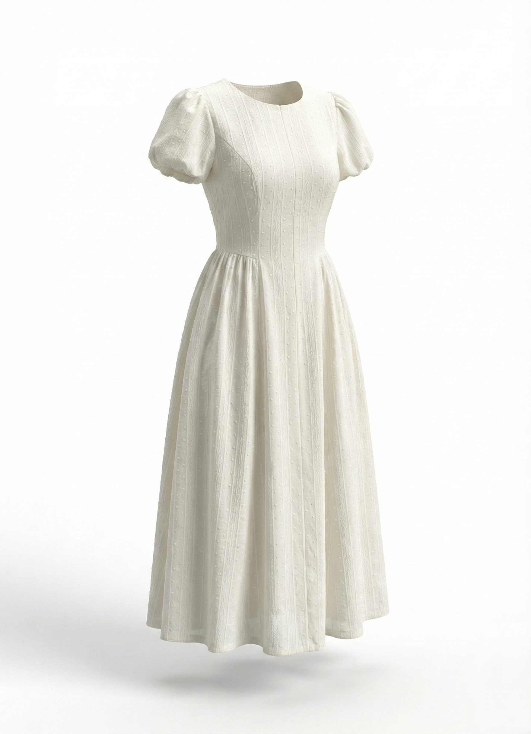 Đầm dáng dài chấm bi kiểu bigsize DA154 dành cho nàng béo mập từ 55-95kg_thumbnail_5