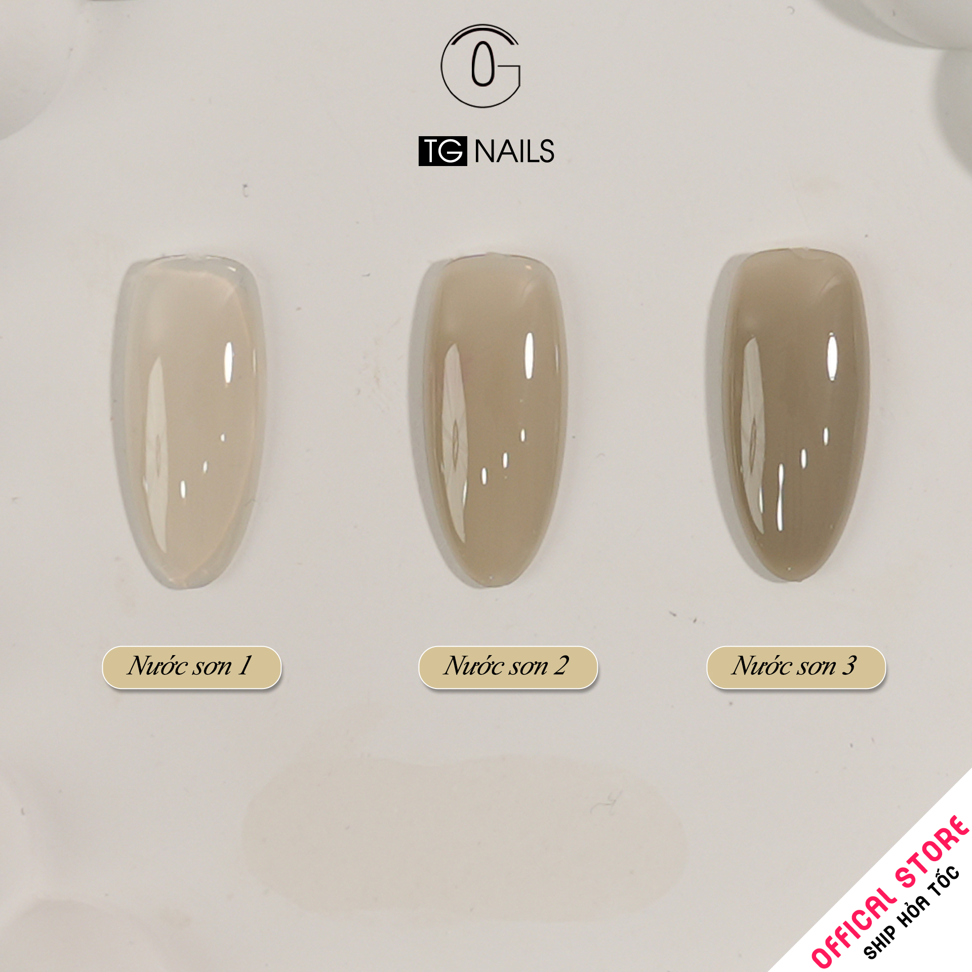 Set sơn gel 12 màu thạch trà sữa TG