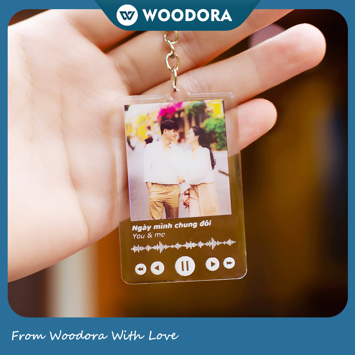 Móc Khóa Chibi Mica - In Theo Yêu Cầu, Thiết Kế Xinh Yêu