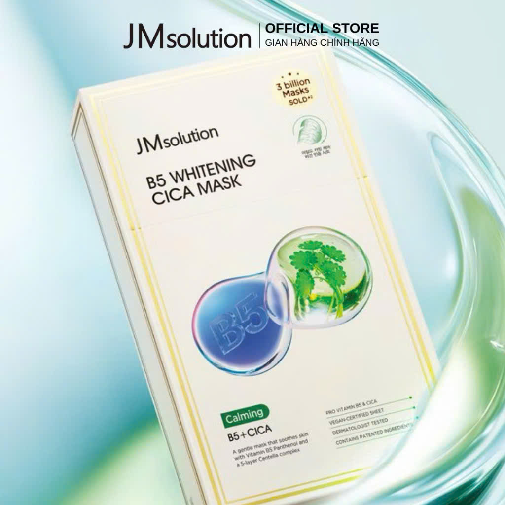 Hộp 10 Miếng Mặt Nạ JMsolution B5 Whitening Mask_thumbnail_2