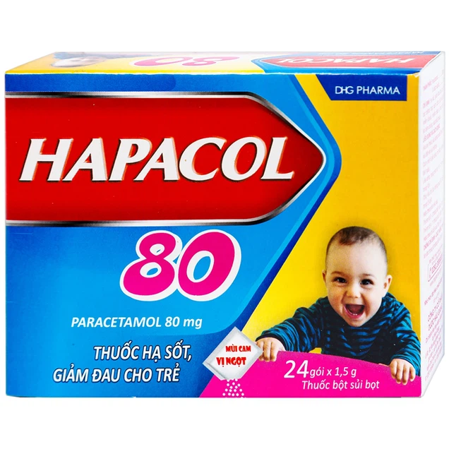 Bột Hapacol 80mg DHG