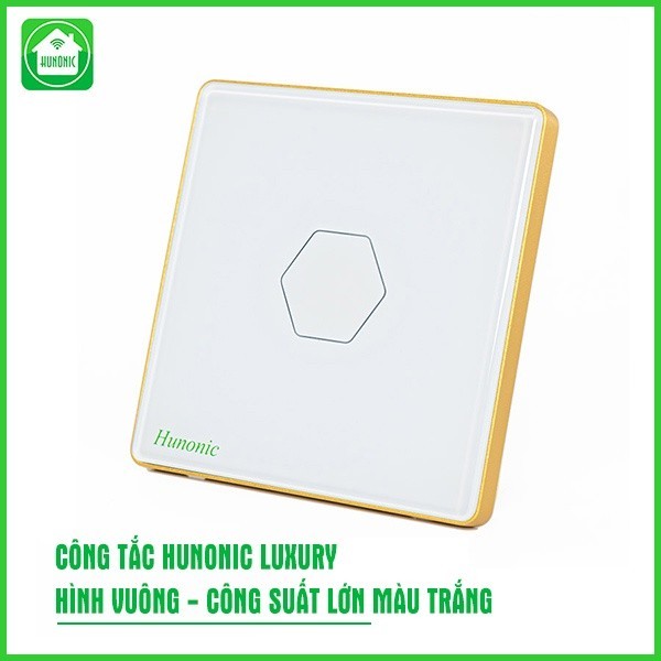 Công Tắc Cảm Ứng Hunonic (Luxury Hình Vuông) Điều Khiển Từ Xa Bằng Điện Thoại_thumbnail_9