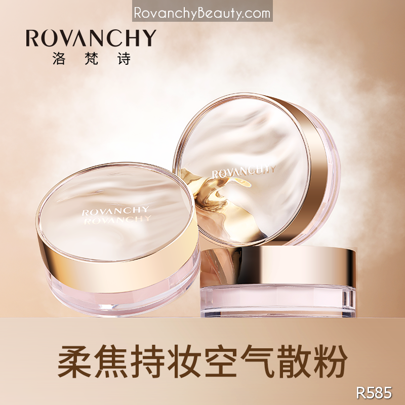 Phấn Phủ R585 ROVANCHY Siêu Nhẹ Mịn, Kiềm Dầu, Không Trôi - 3 Tone Màu Tự Nhiên, Mịn Màng Cả Ngày_thumbnail_3