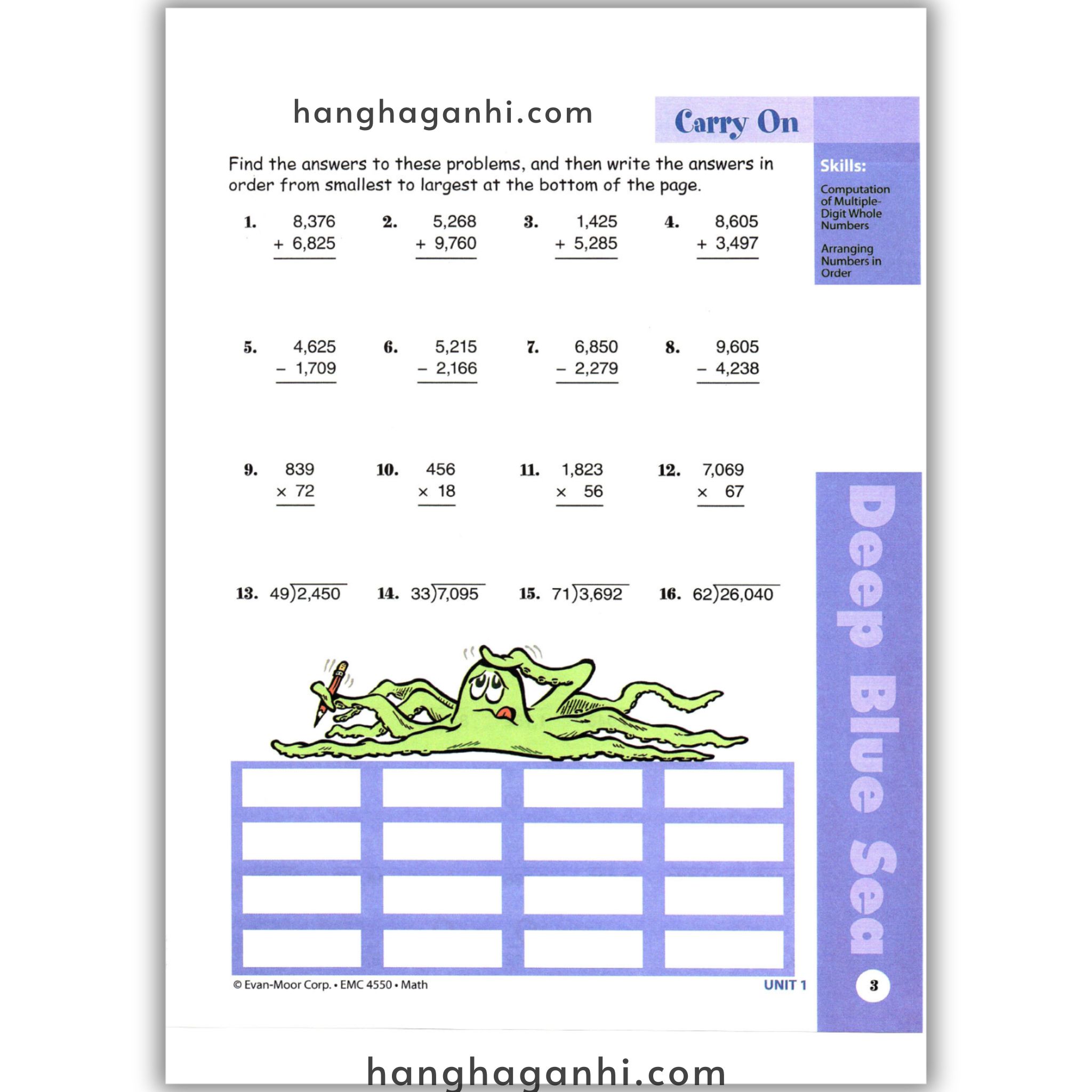 Skill Sharpeners Math Grade 6, Sách Toán Mỹ Evan Moor cho học sinh lớp 6_thumbnail_5