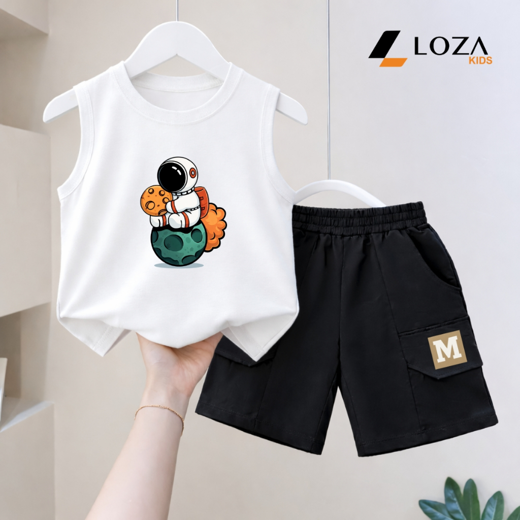 Set bộ ba lỗ hình phi hành gia ôm thiên thạch - Loza Kids BS584_thumbnail_4