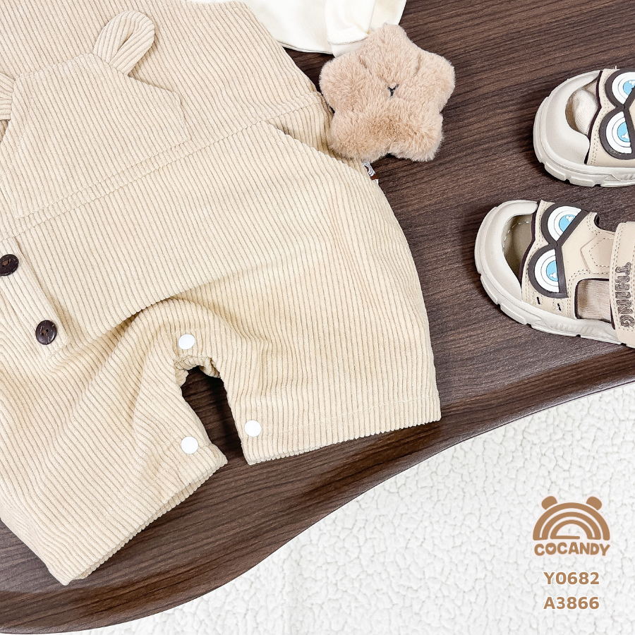 Yếm quần nhung BE túi ngực tai gấu_thumbnail_2