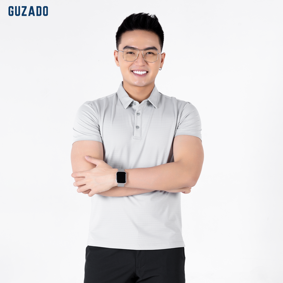 Áo Polo thể thao nam CoolMax-S1 Logo thương hiệu Guzado GPL01_thumbnail_32