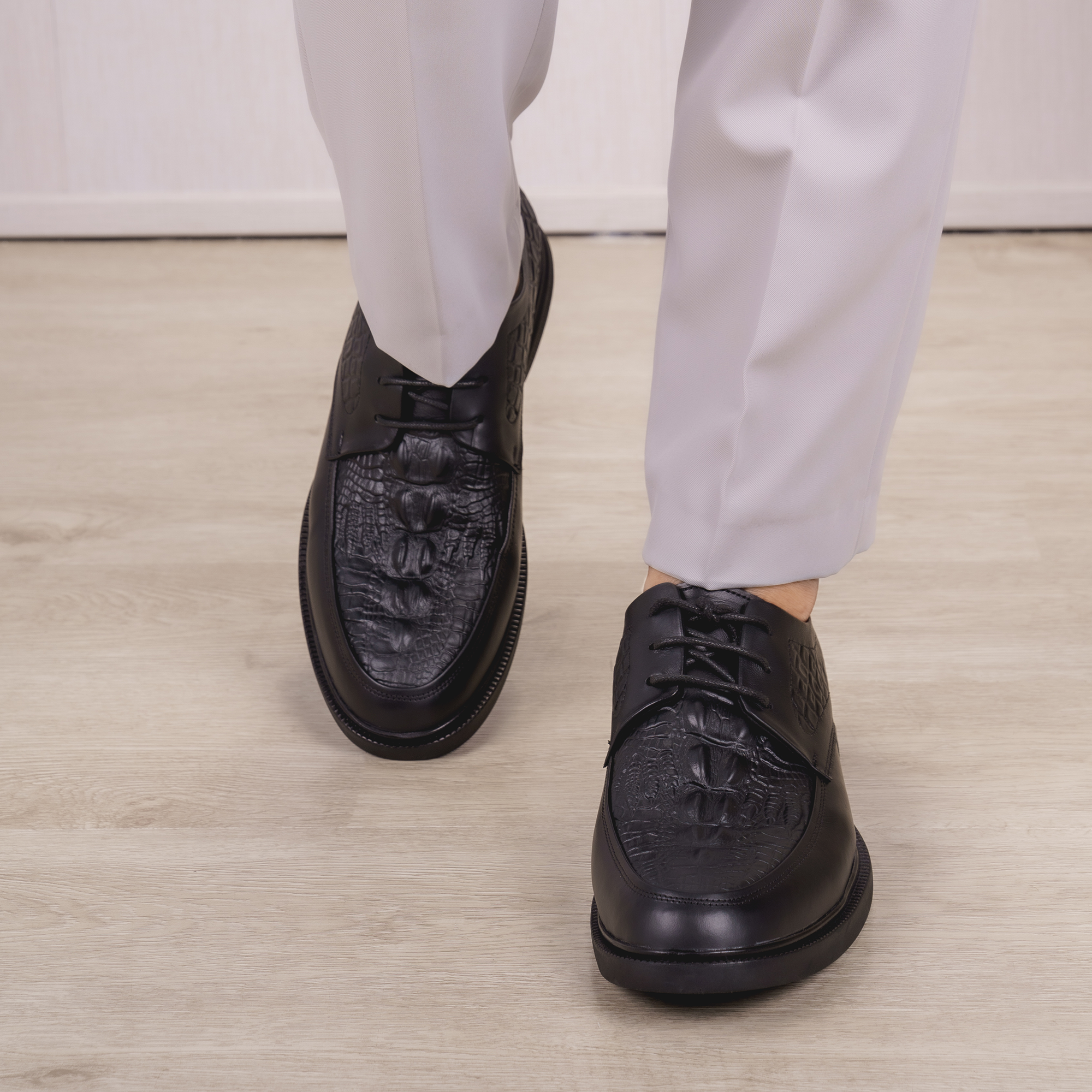 IS84 - Giày Da Công Sở Dập Vân Cá Sấu_thumbnail_2