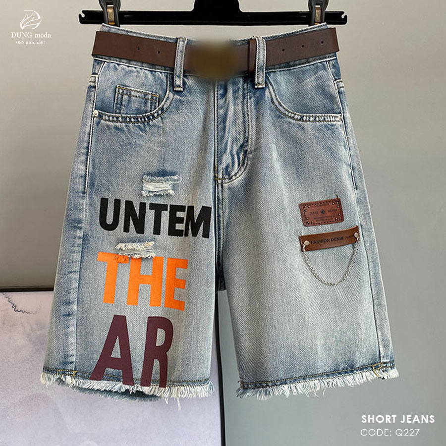 Quần Short Jean Q227 7813
