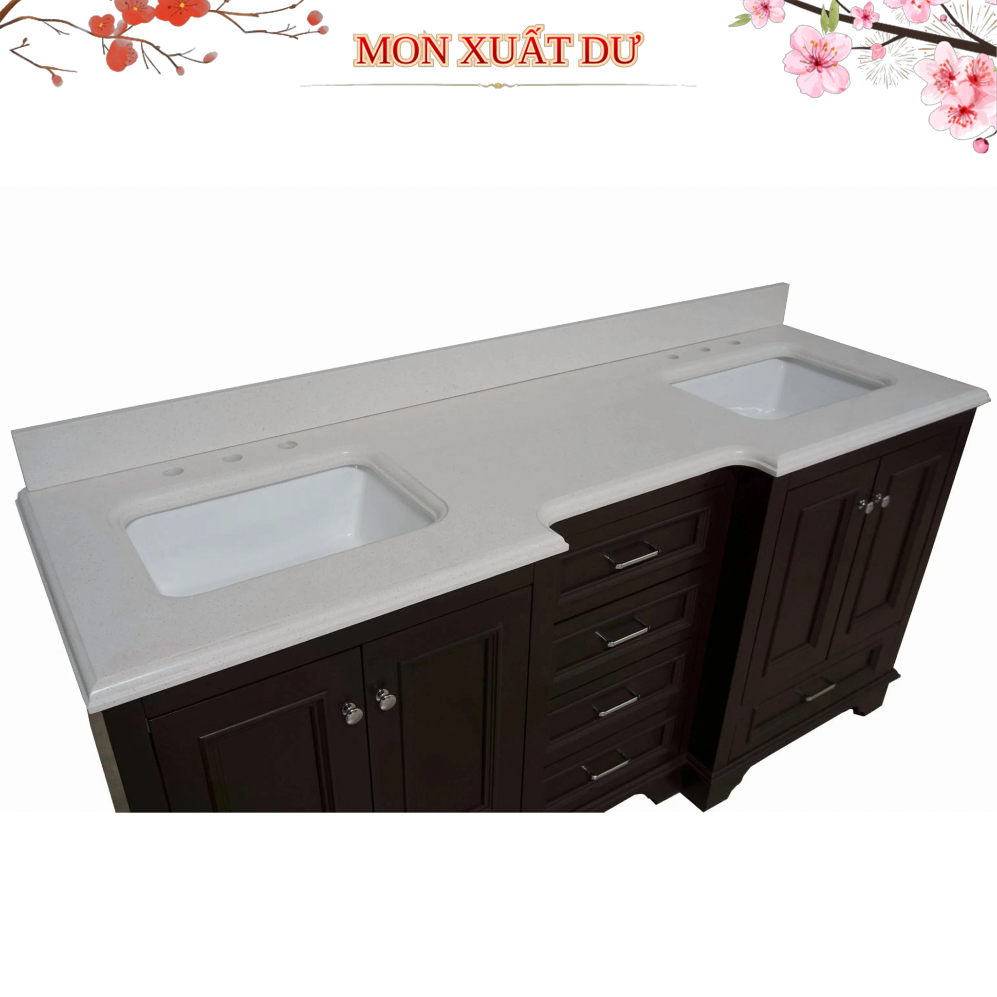TỦ LAVABO NANTUCKET CHOCOLATE BY KBC
