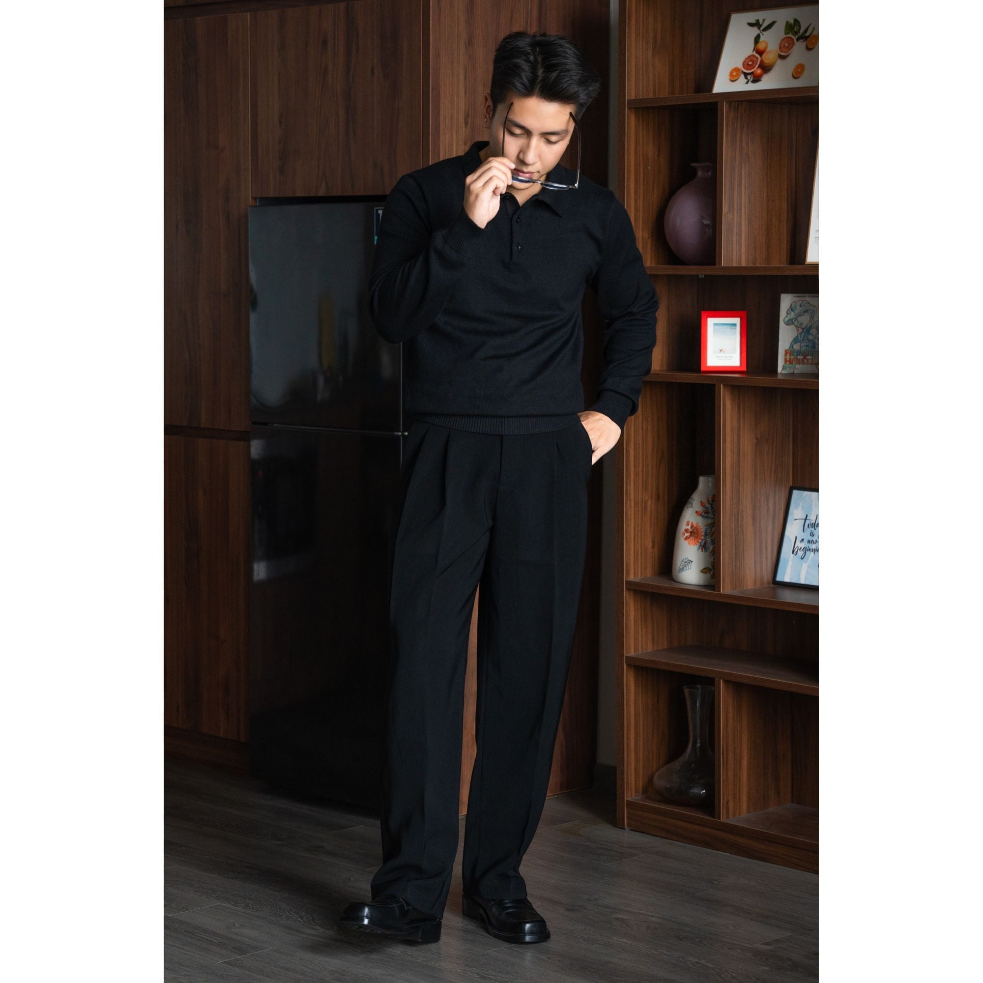 Áo Polo Henry Len Lông Thỏ Form Regular_thumbnail_14