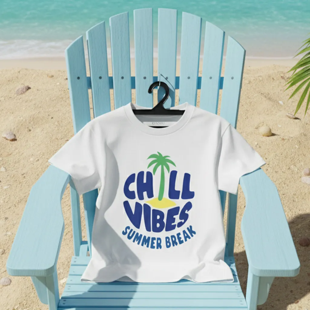 Áo thun bé trai bé gái chill vibes Kado 3435_thumbnail_6