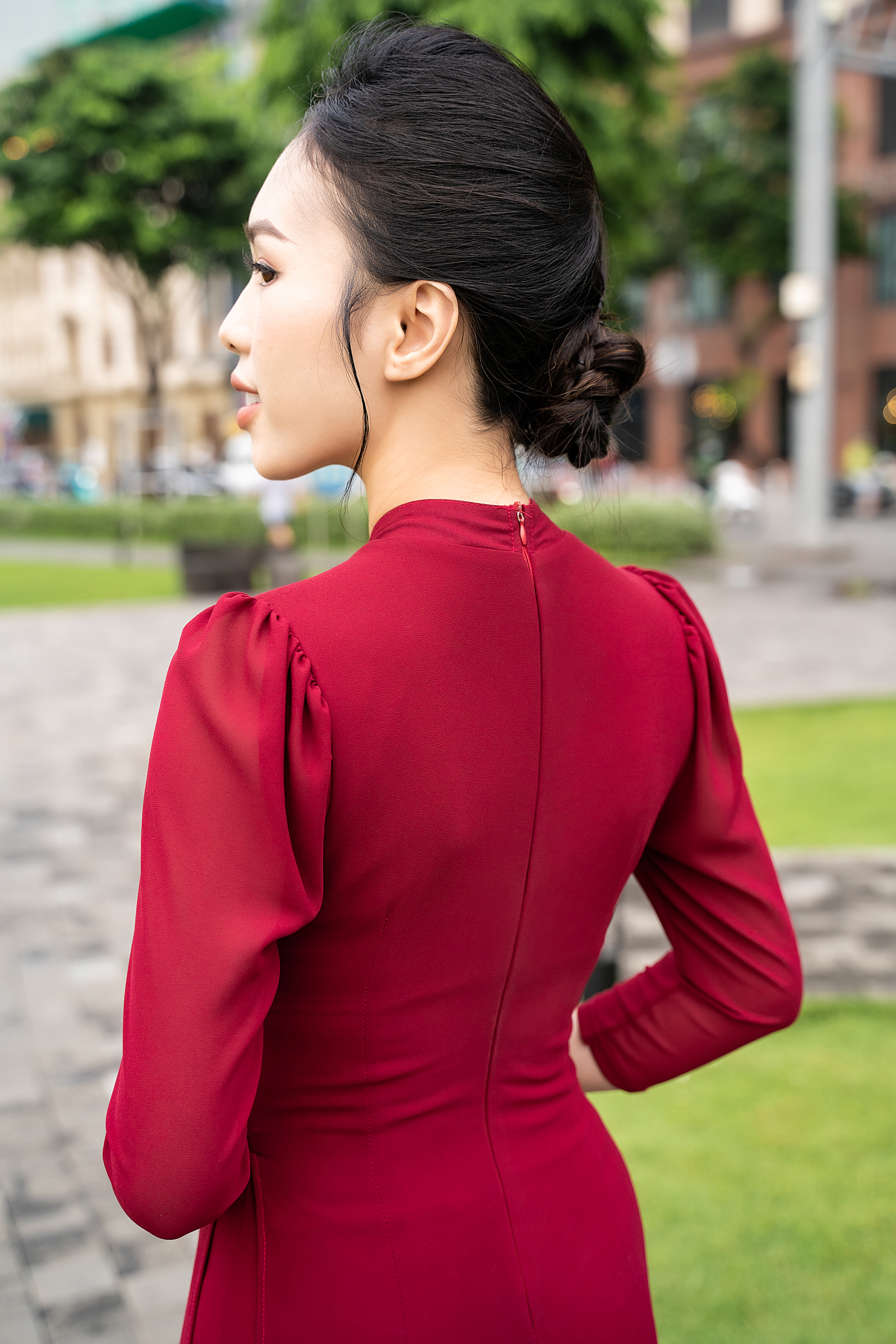 Đầm giả áo dài - Y1367 - Thương hiệu Zonbig_thumbnail_21