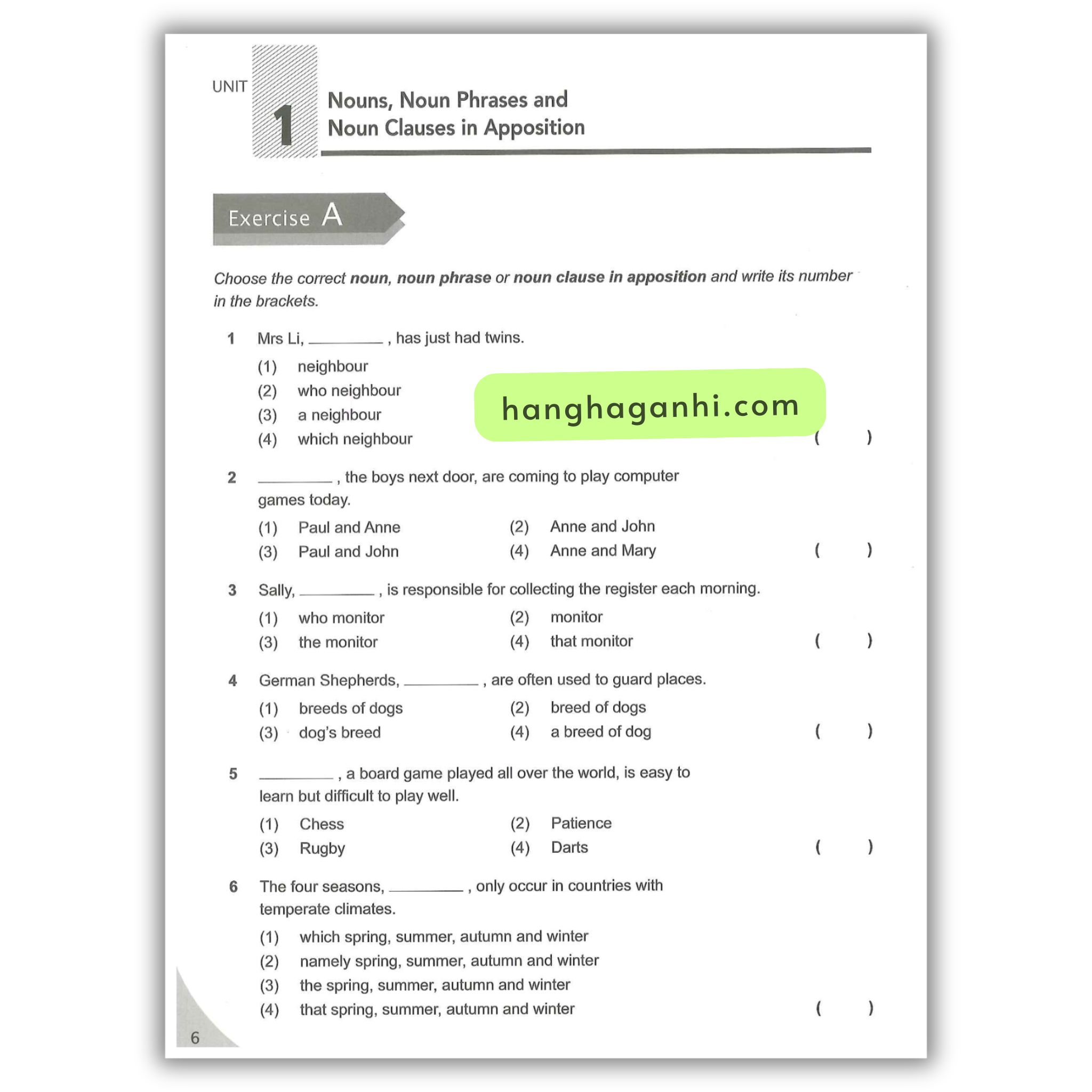 Scholastic Topical Grammar Practice Level 6 Complete and Systematic coverage of Grammar_thumbnail_5