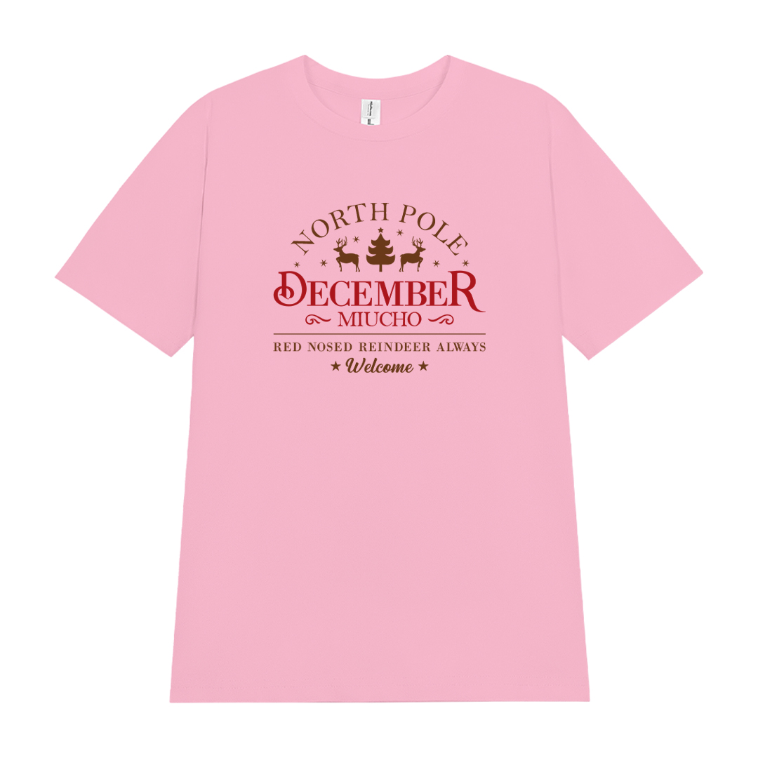 Áo thun nữ giáng sinh noel form vừa regular vải cotton 4c thoáng mát 1766 Miucho Chic Chic in mix_thumbnail_9