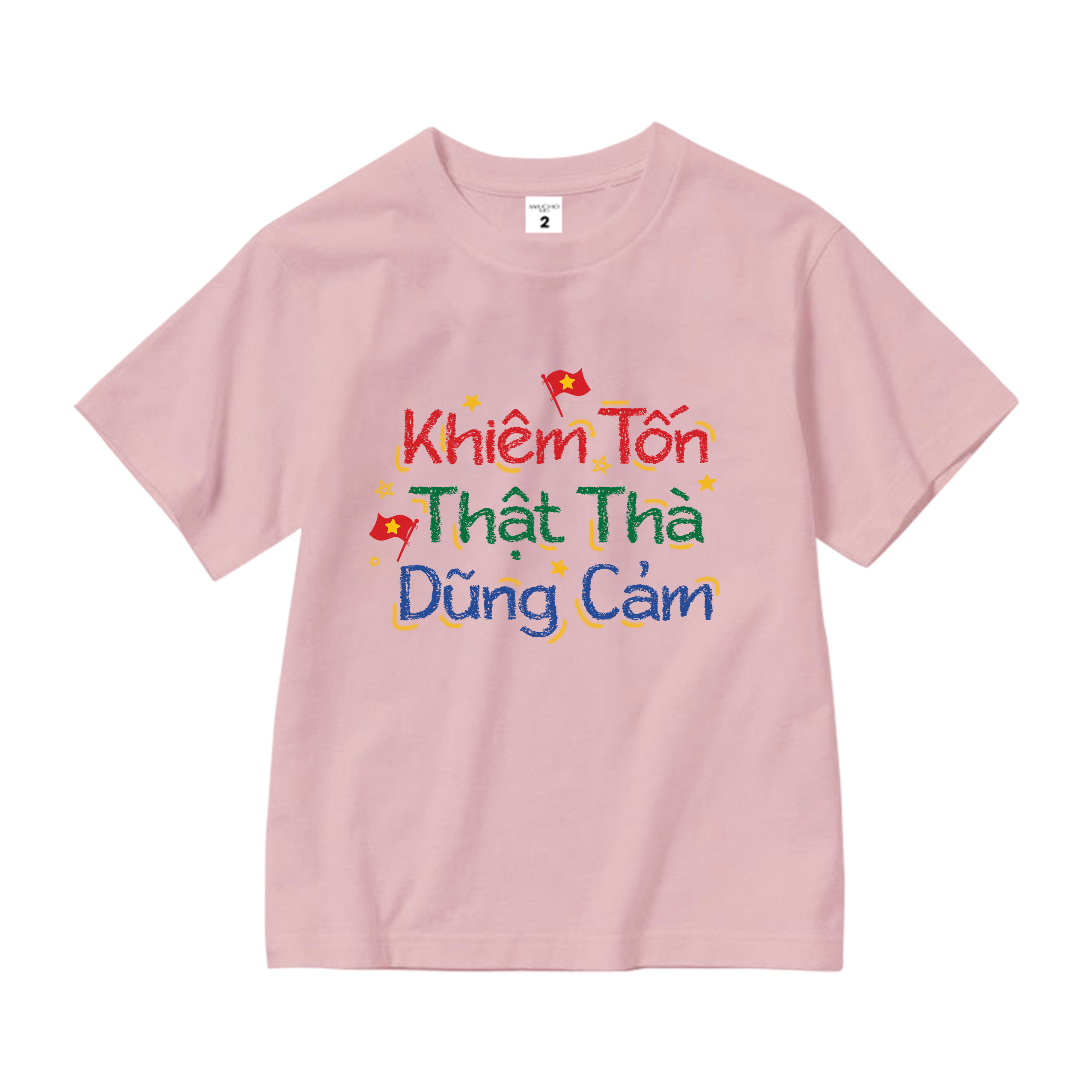 Áo thun Việt Nam tôi yêu cho bé gái form rộng 2135 Miucho Kid vải cotton thoáng mát co giãn in mix_thumbnail_8