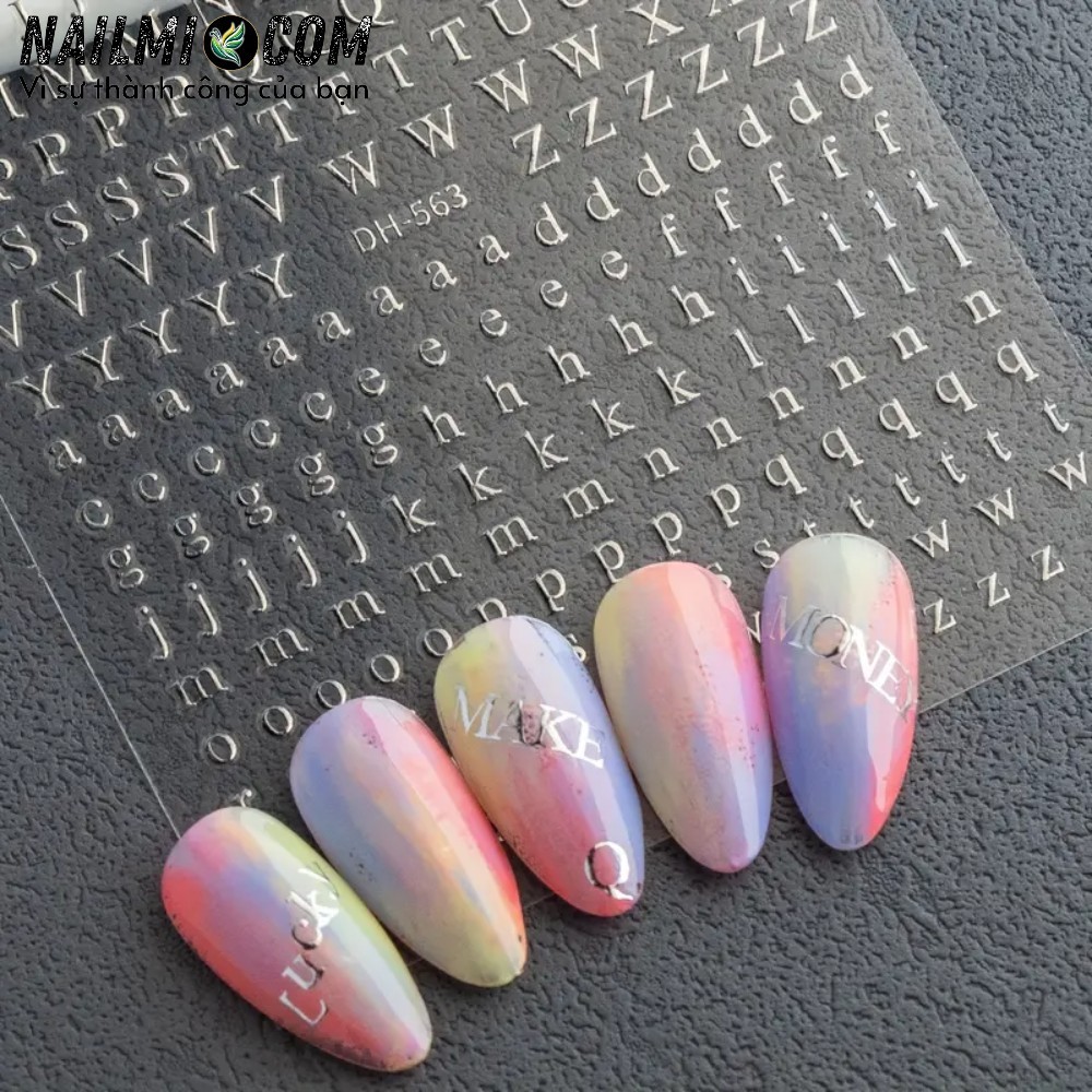 Sticker nail chữ DH-563