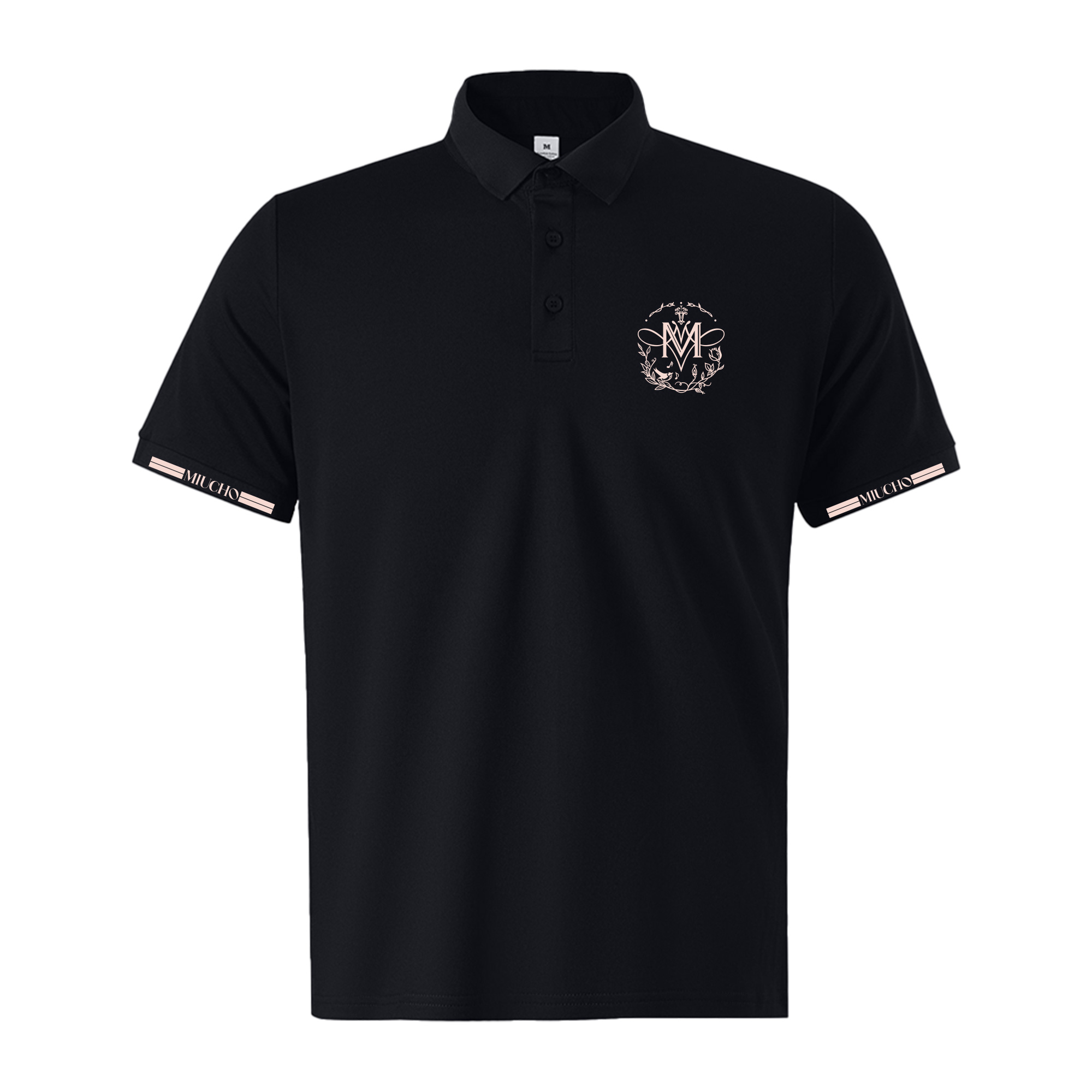 Áo polo nam cá sấu form vừa PLCSD2409 Miucho Iconic chất vải cao cấp co giãn tốt đồ bền cao in mix_thumbnail_7