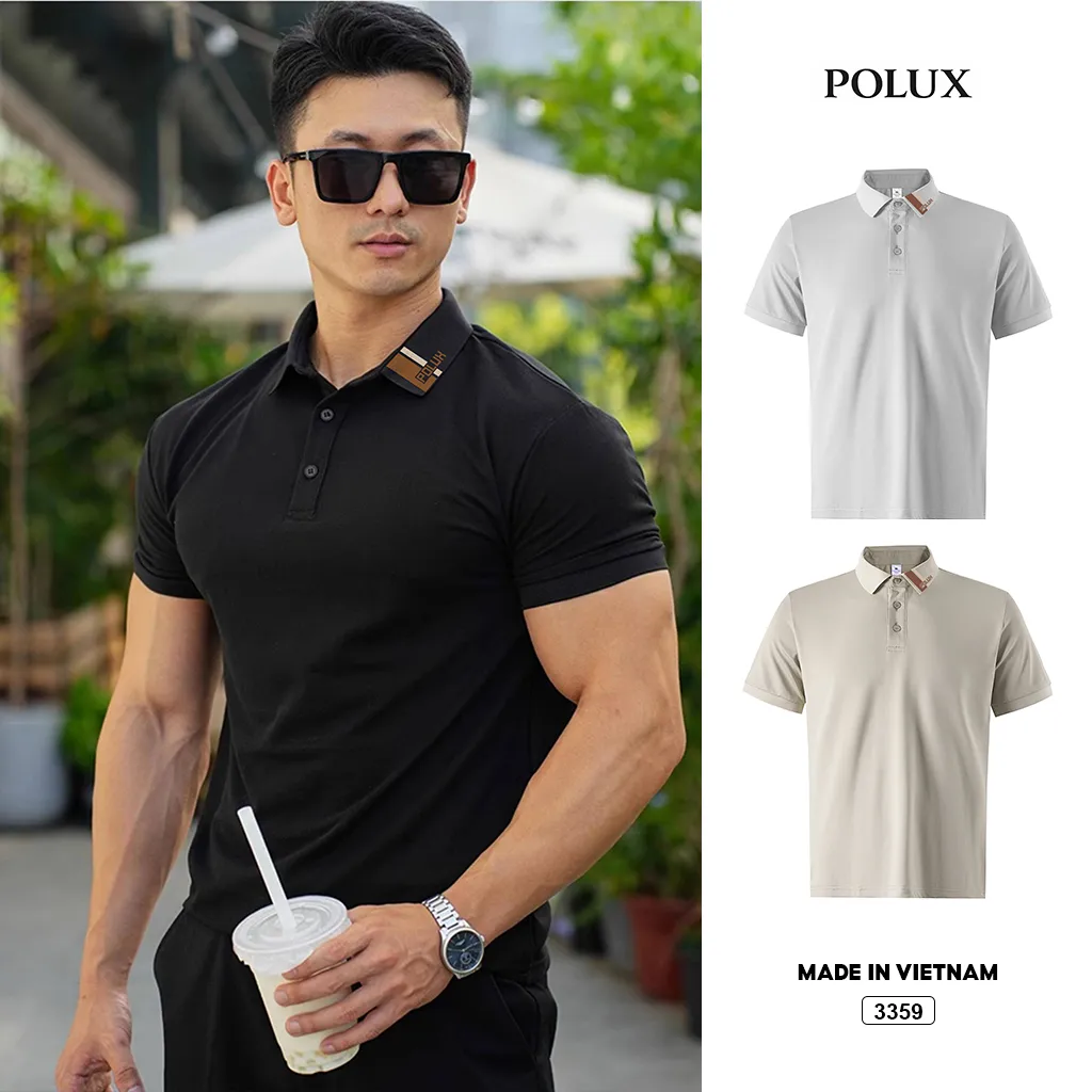 Áo polo nam form vừa basic trẻ trung tôn dáng Polux 3359