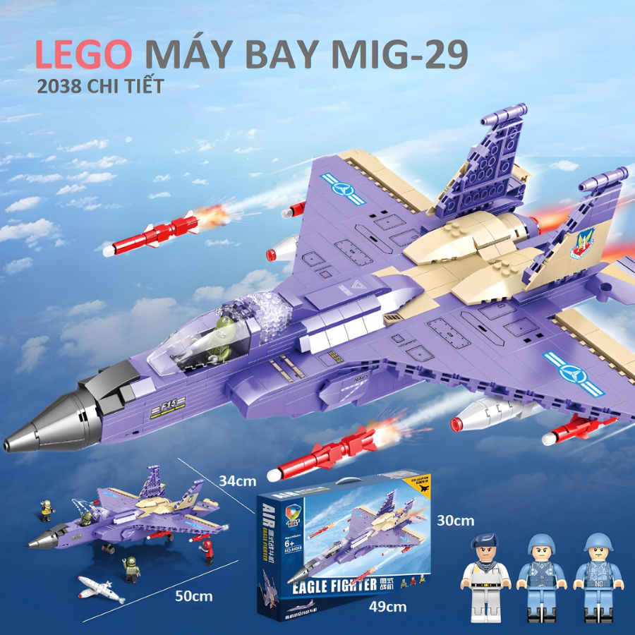 LEGO Đồ chơi lắp ghép 𝐌𝐚́𝐲 𝐛𝐚𝐲 𝐜𝐡𝐢𝐞̂́𝐧 đ𝐚̂́𝐮 2.000 chi tiết_thumbnail_11