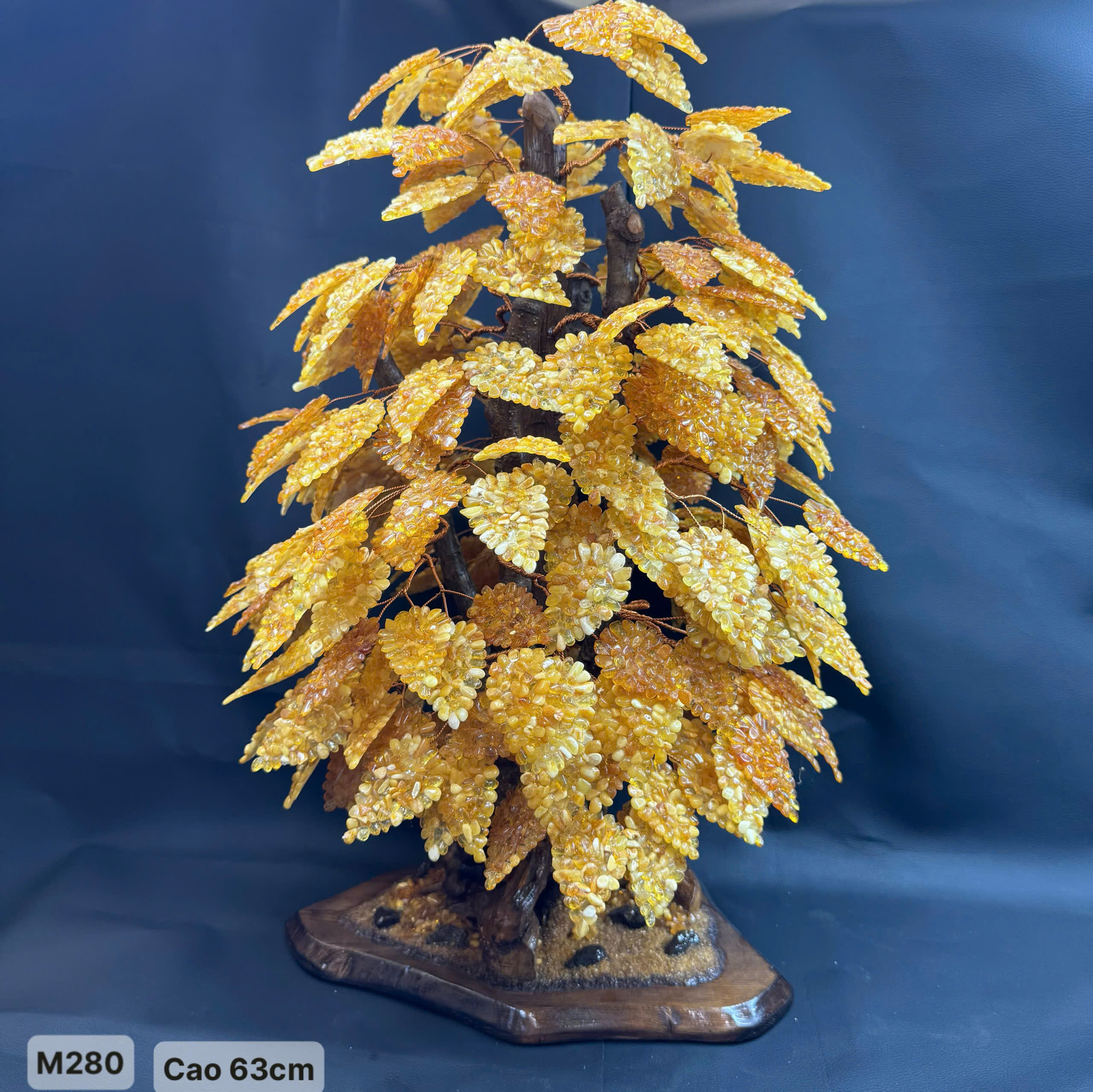 Cây Hổ Phách Tự Nhiên Cao 63cm - M280