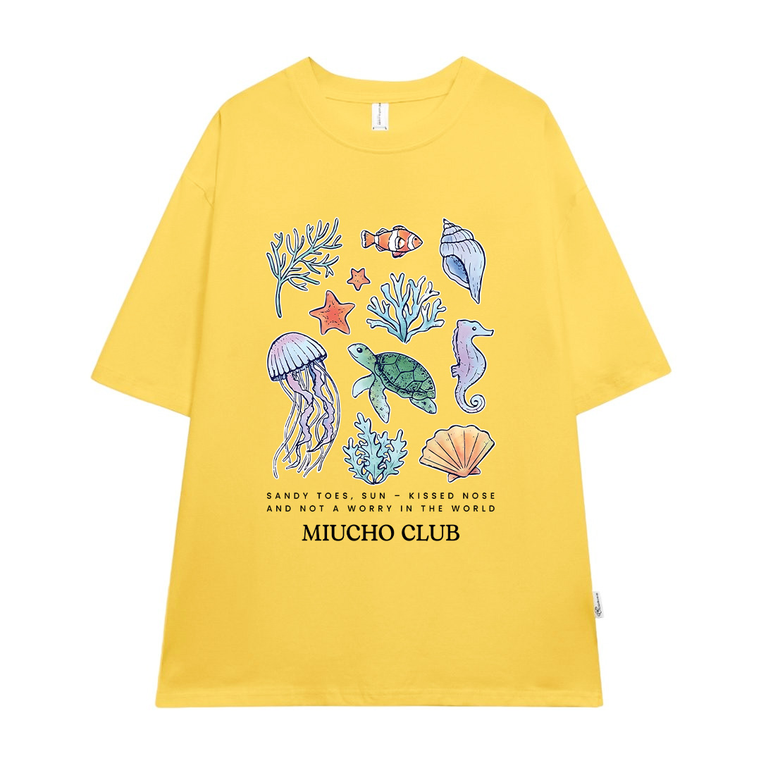 Áo thun form rộng unisex mùa hè ATD1025 Miucho tay lỡ cổ tròn in mix_thumbnail_12