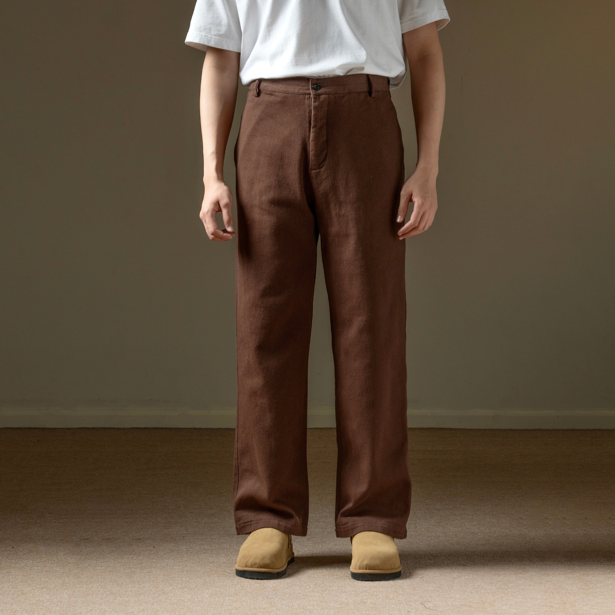 Quần Dài Strange Vải Kaki Form Fit Straight_thumbnail_3